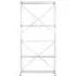 Wide Shelving Unit - Large - Silver, Stainless Steel