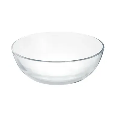 XL Glass Bowl - Clear, High-Transparency Glass image