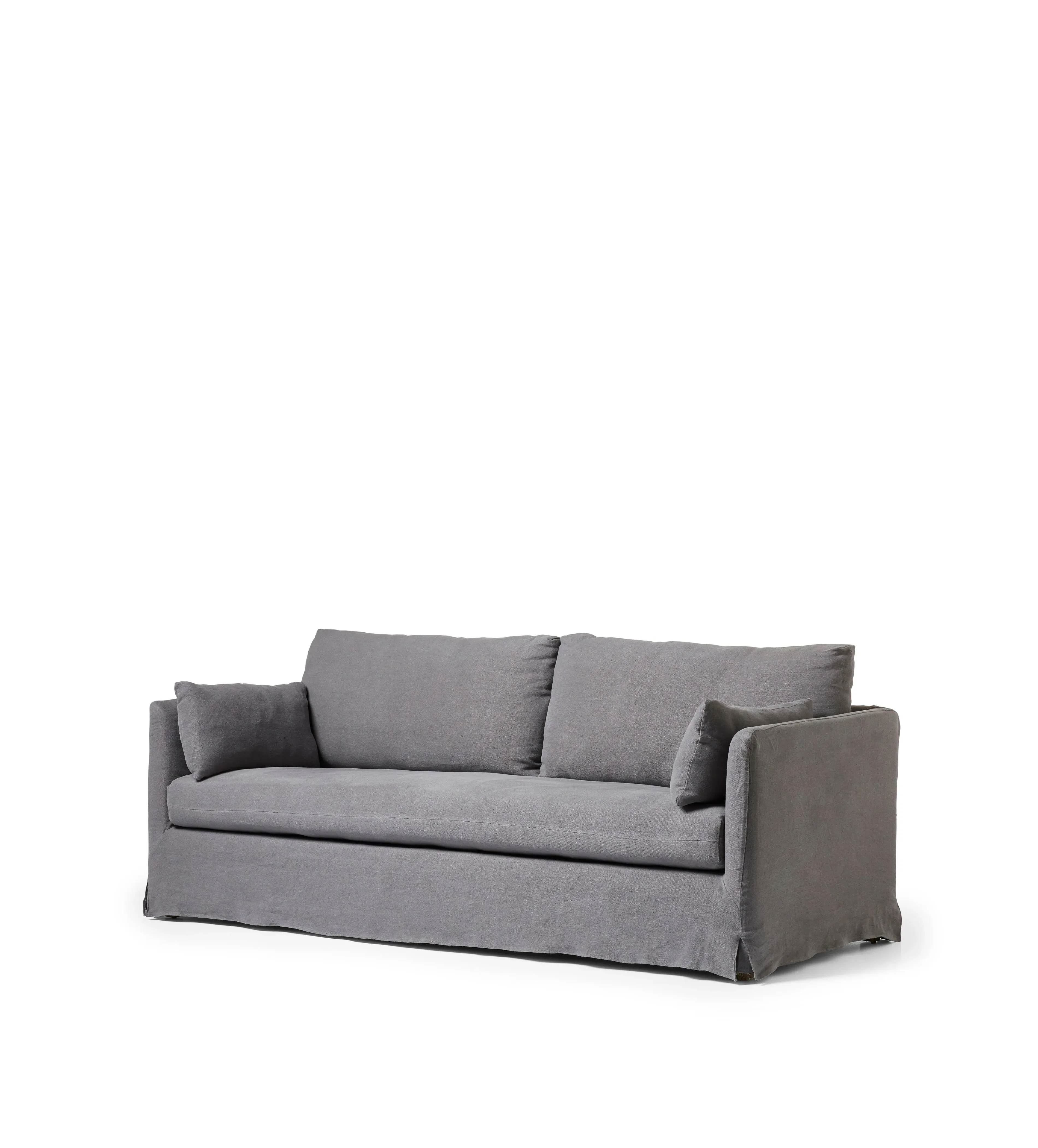 3-Seater Sofa - Charcoal, Linen image