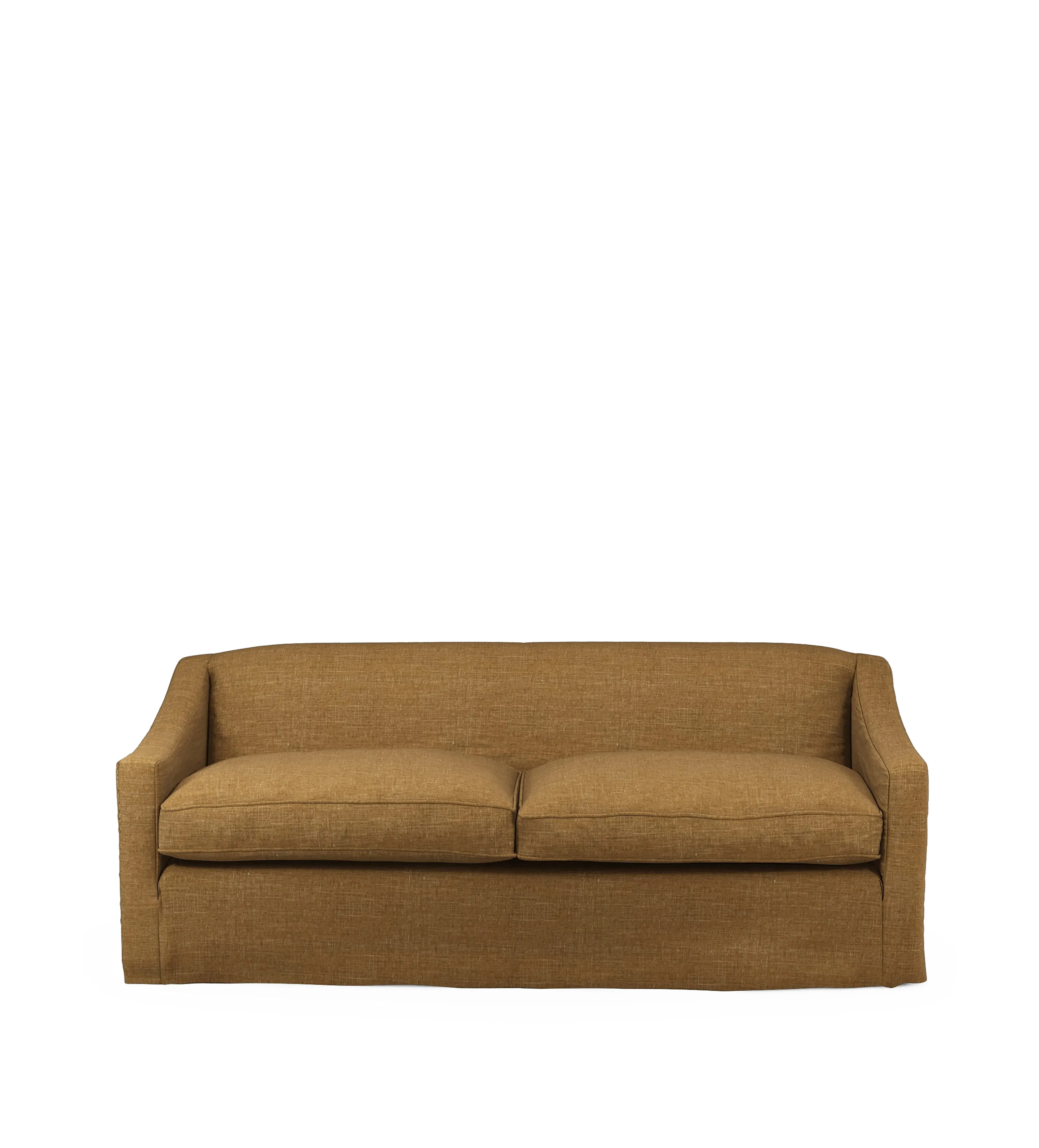 3-Seater Sofa Loose Cover - Ochre, Linen