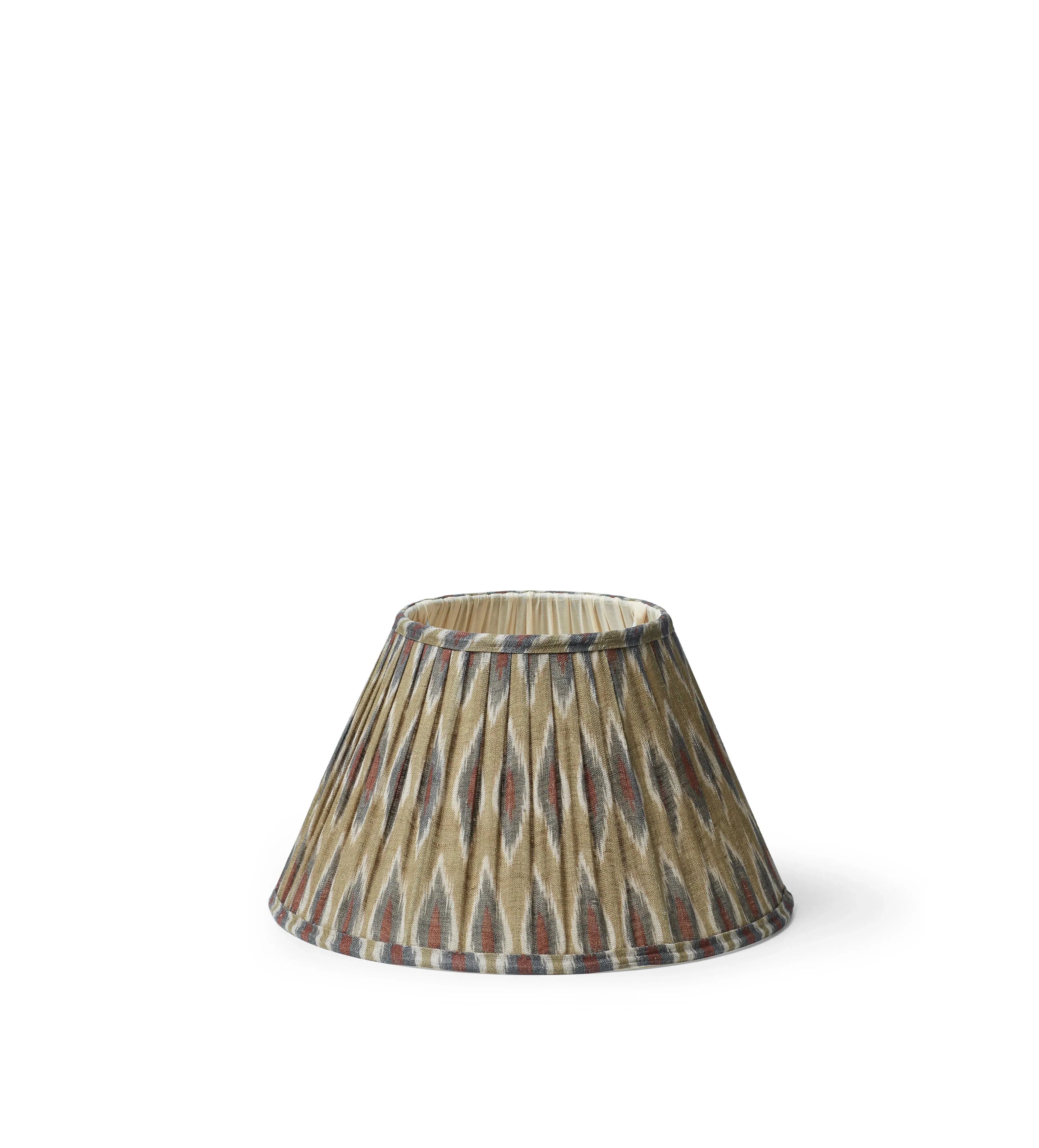 35cm Empire Lampshade - Light Olive, Silk image