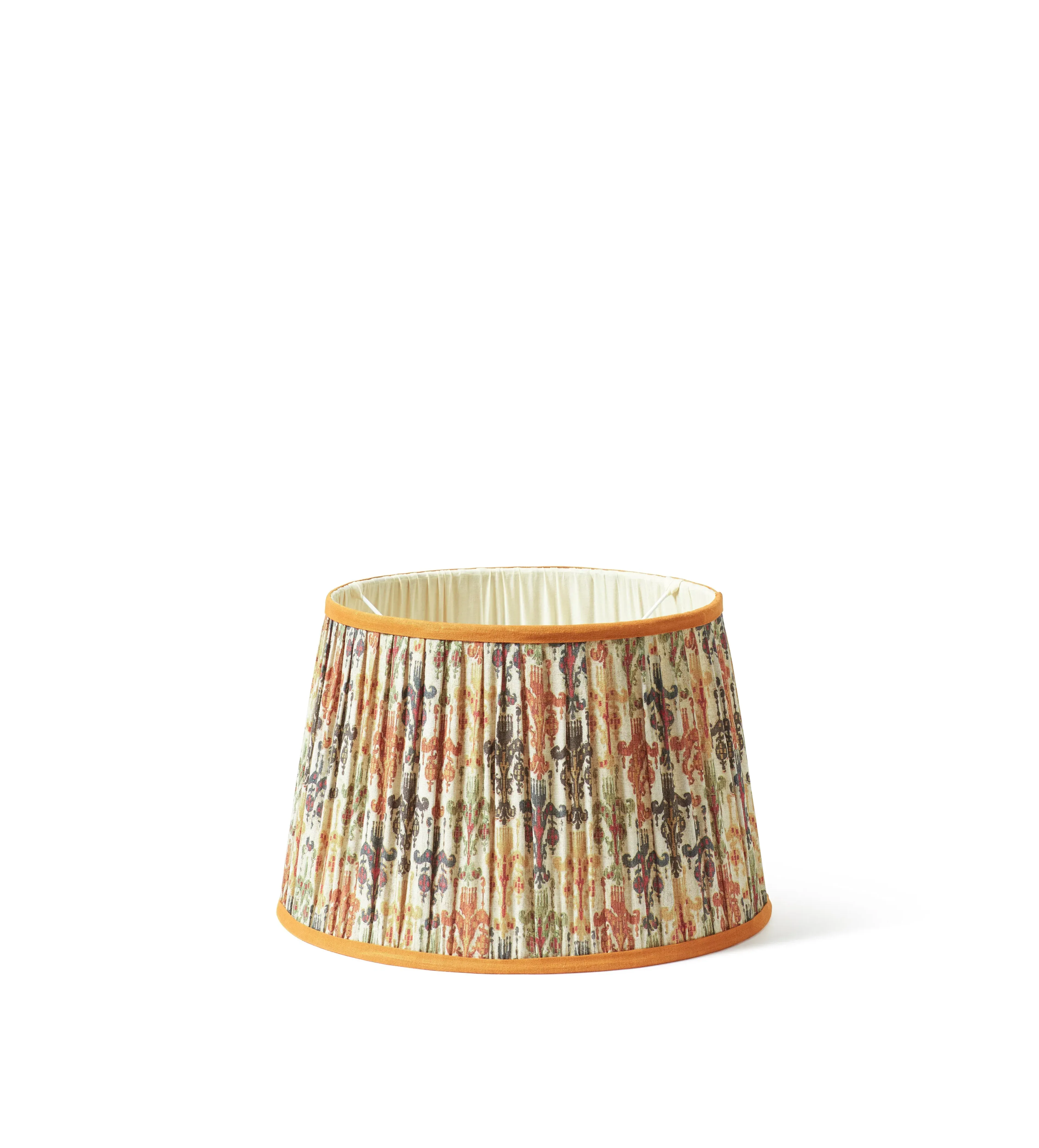 35cm Pleated Lampshade - Multi, Linen image
