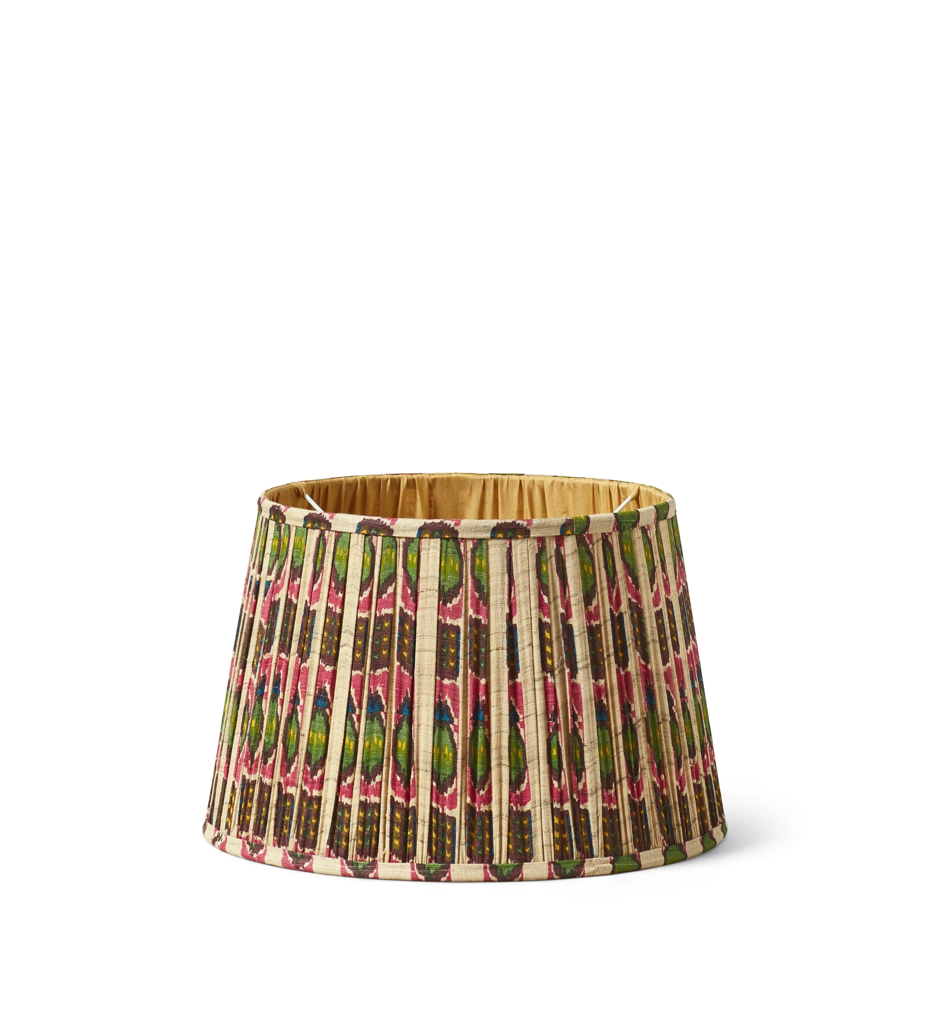 35cm Pleated Lampshade - Multi, Silk image