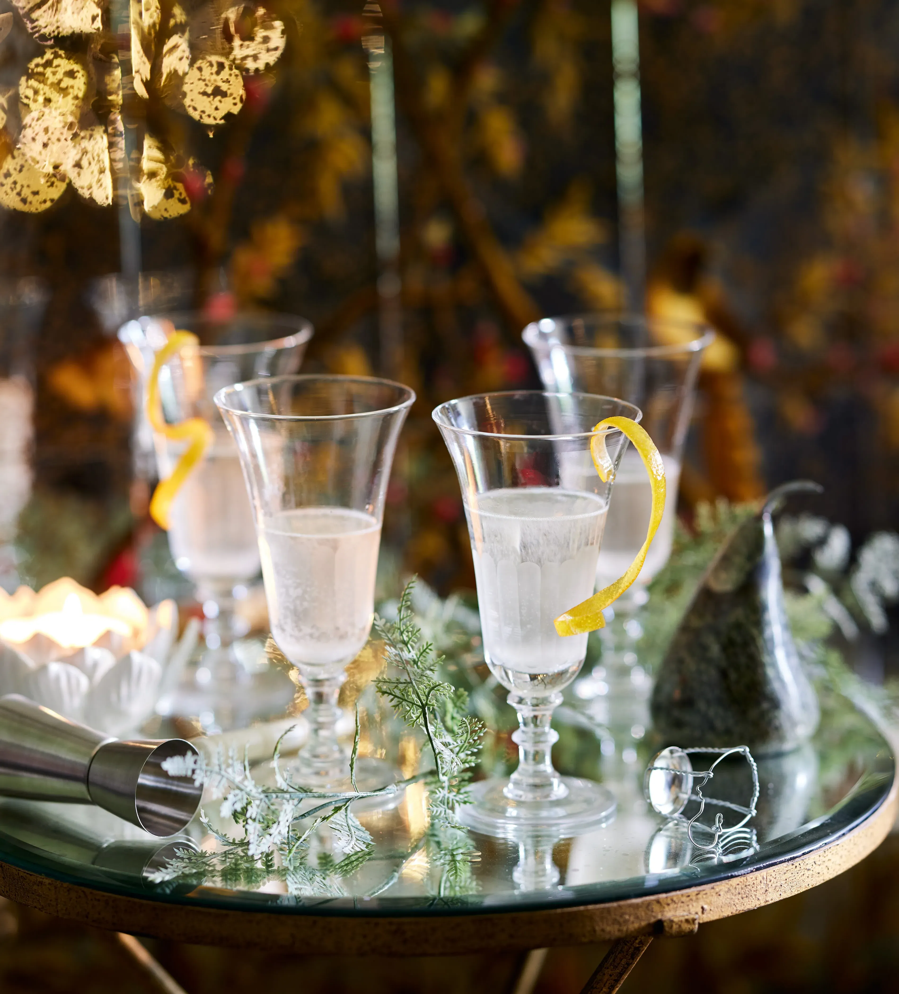 4-Piece Champagne Flute Set - Clear Glass