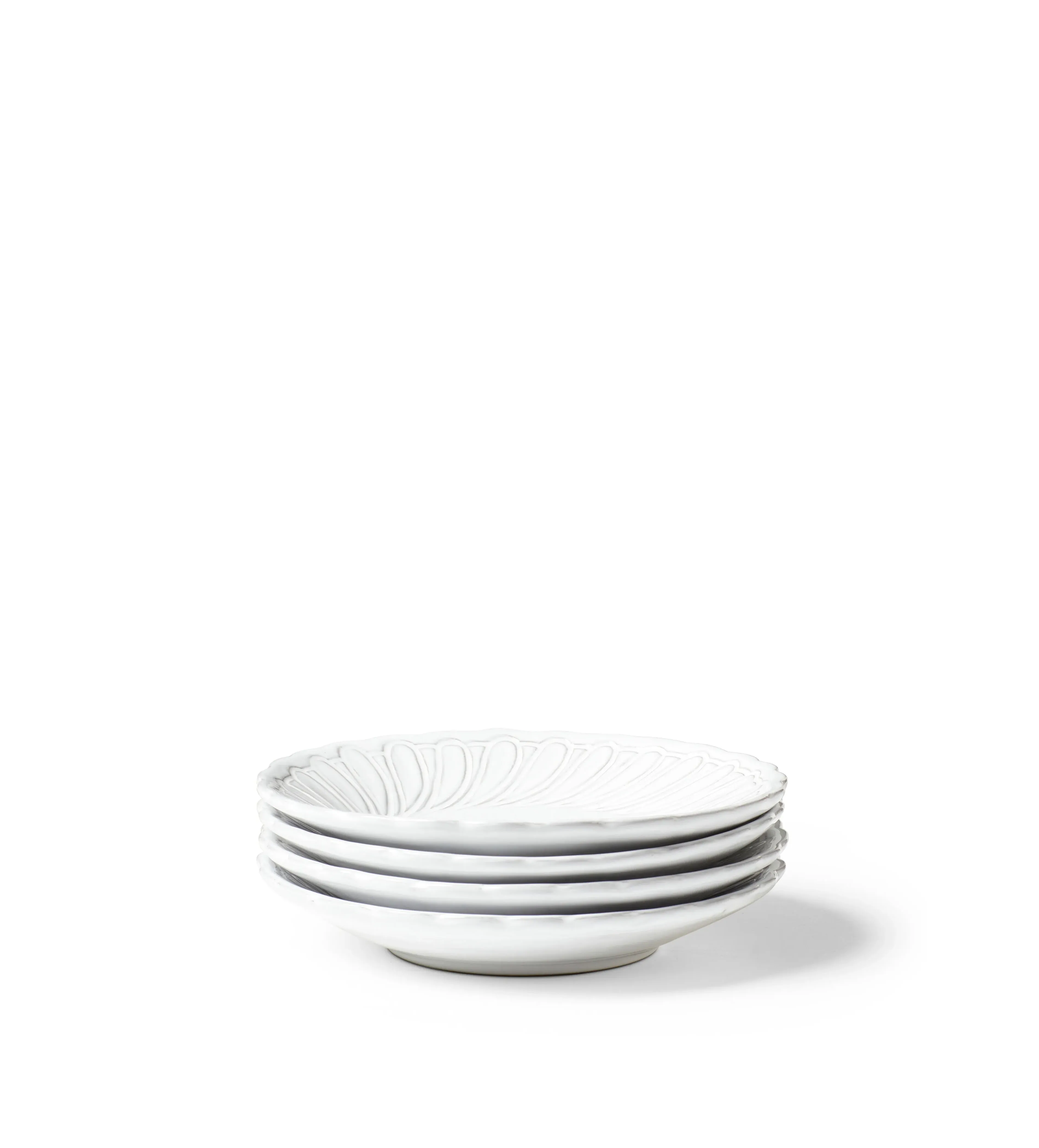 4-Piece Pasta Bowl Set - White, Ceramic