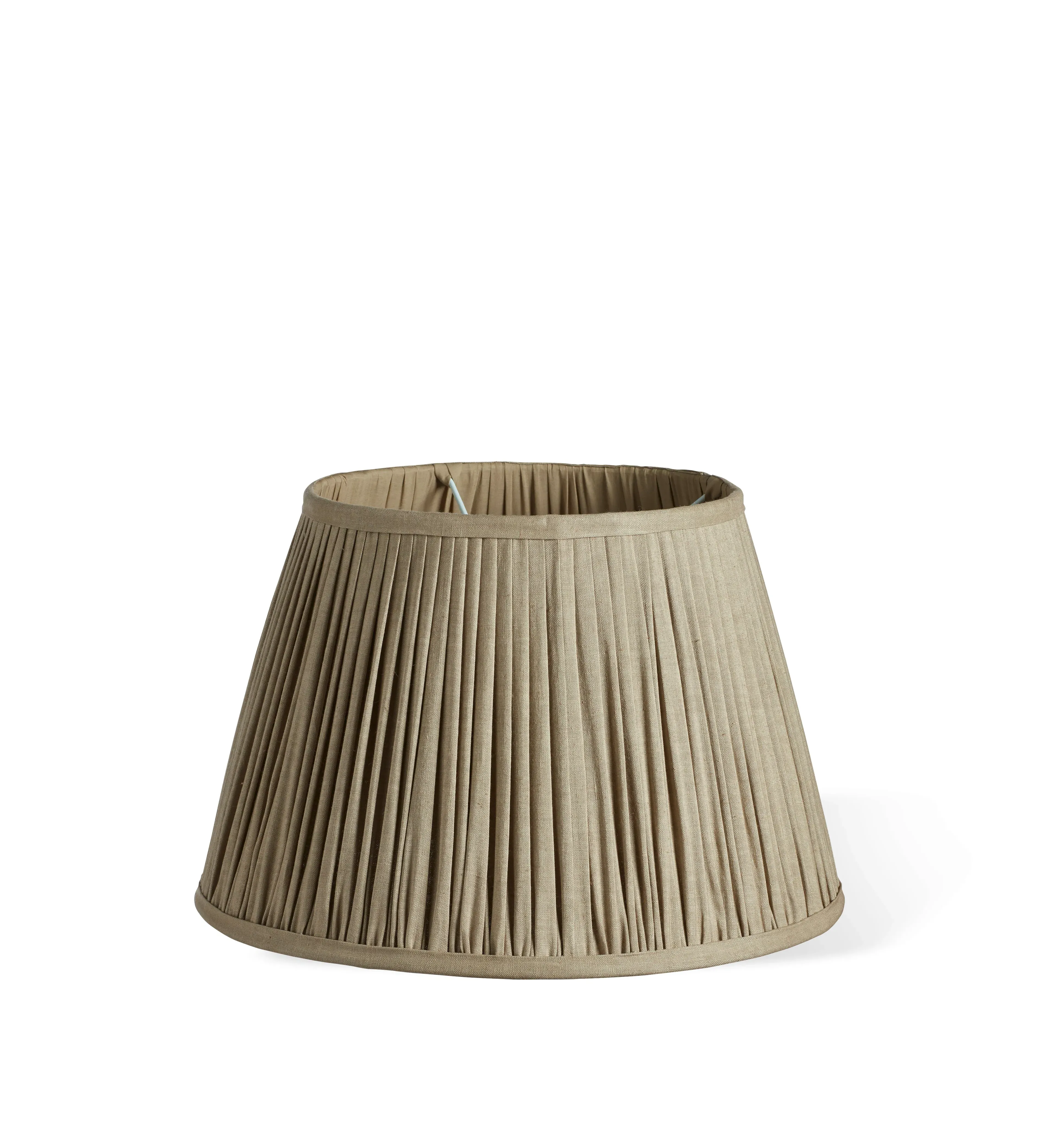 45cm Pleated Lampshade - Natural, Linen