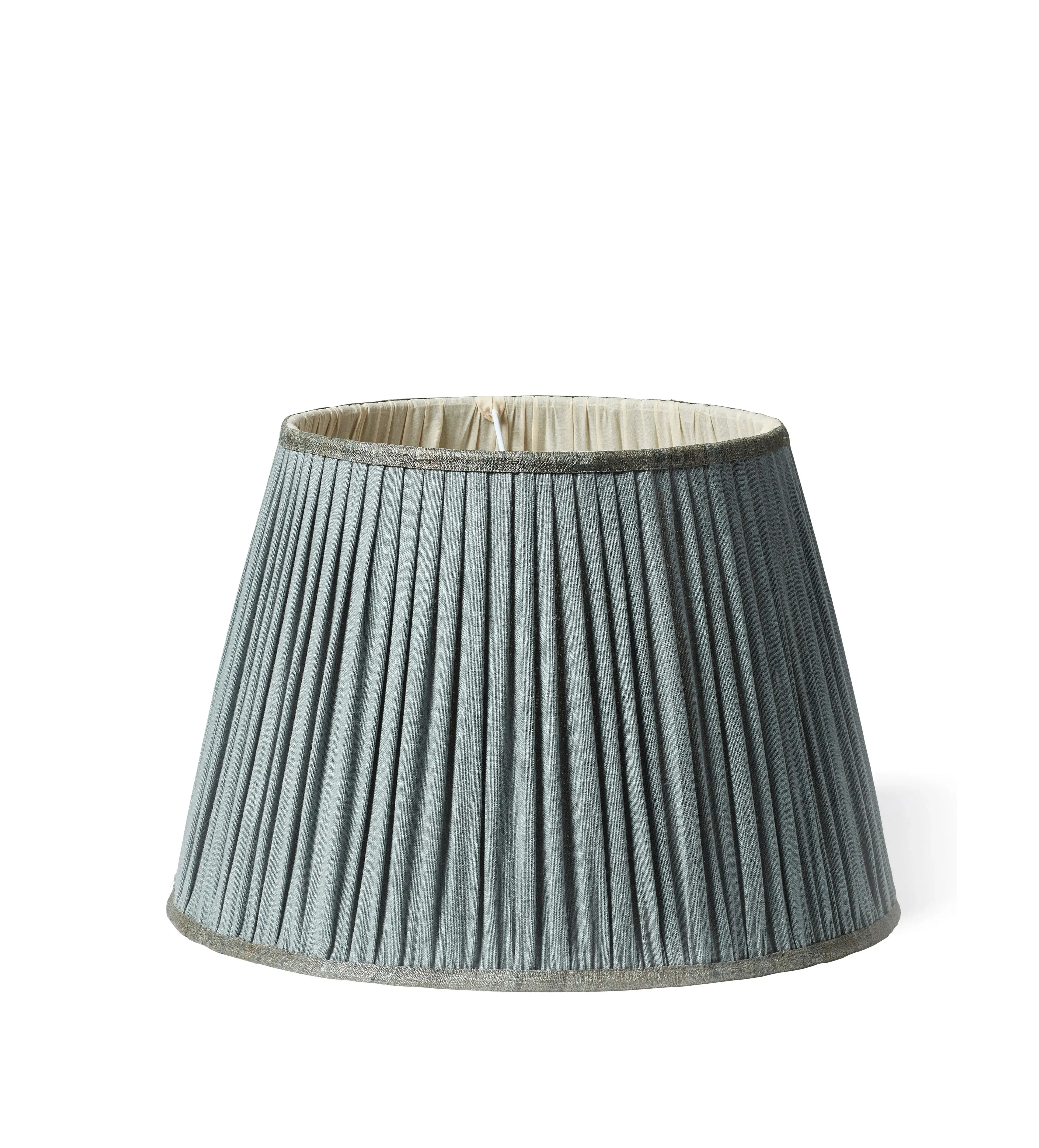 45cm Pleated Lampshade - Sage, Linen