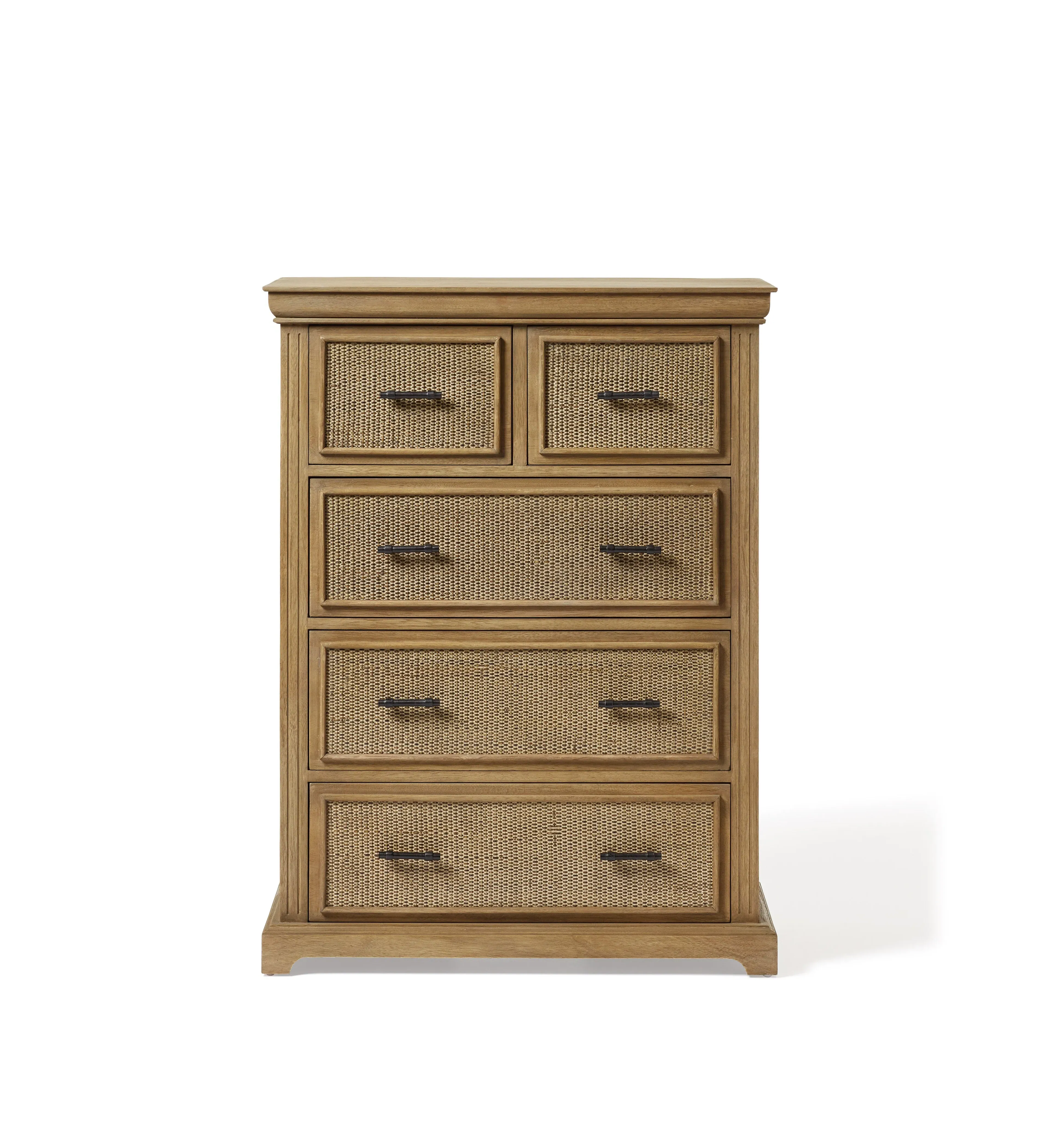 5-Drawer Chest of Drawers - Natural, Bayur Wood