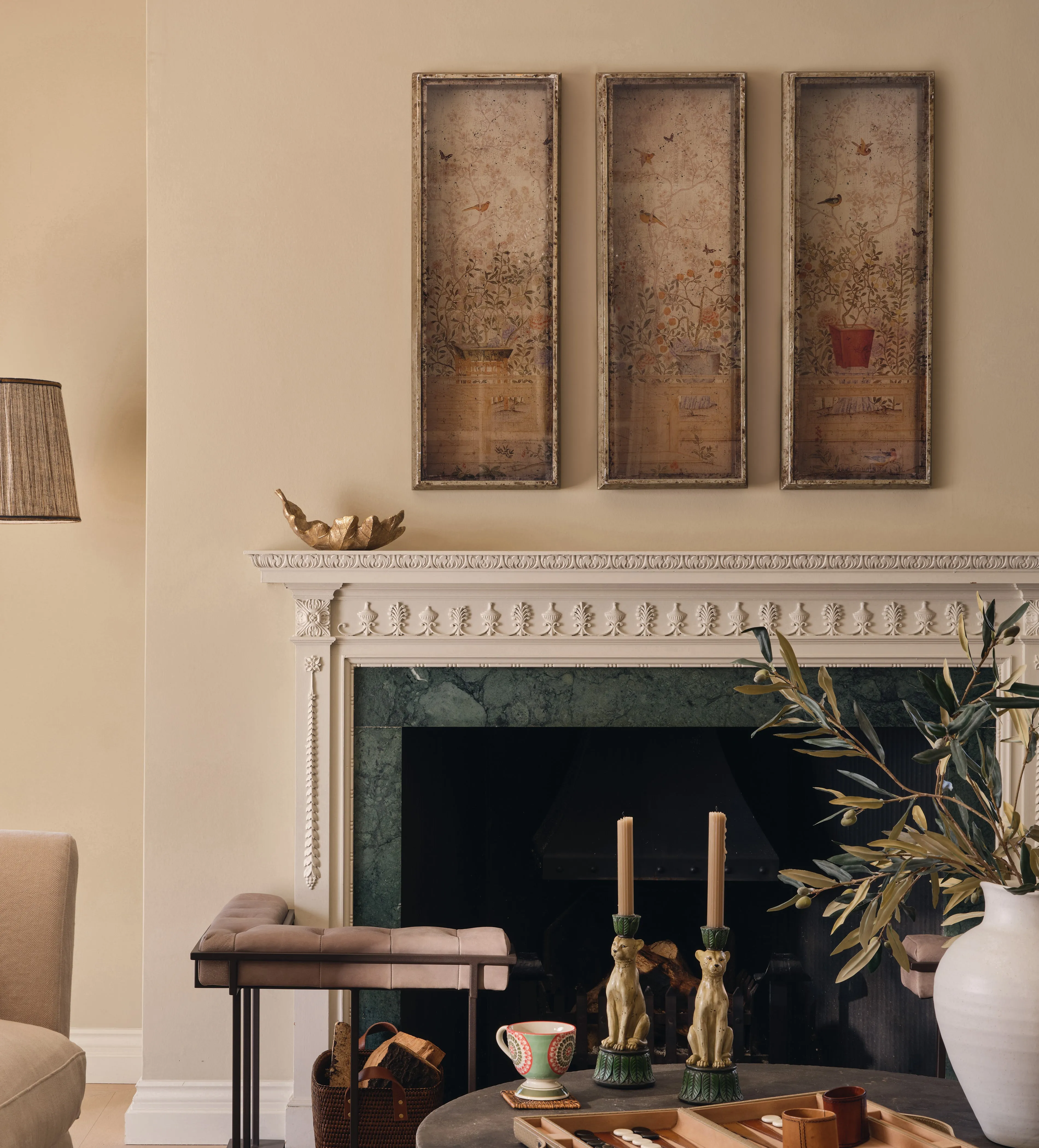 5-Piece Wall Art Panels - Multi, Hand-Painted
