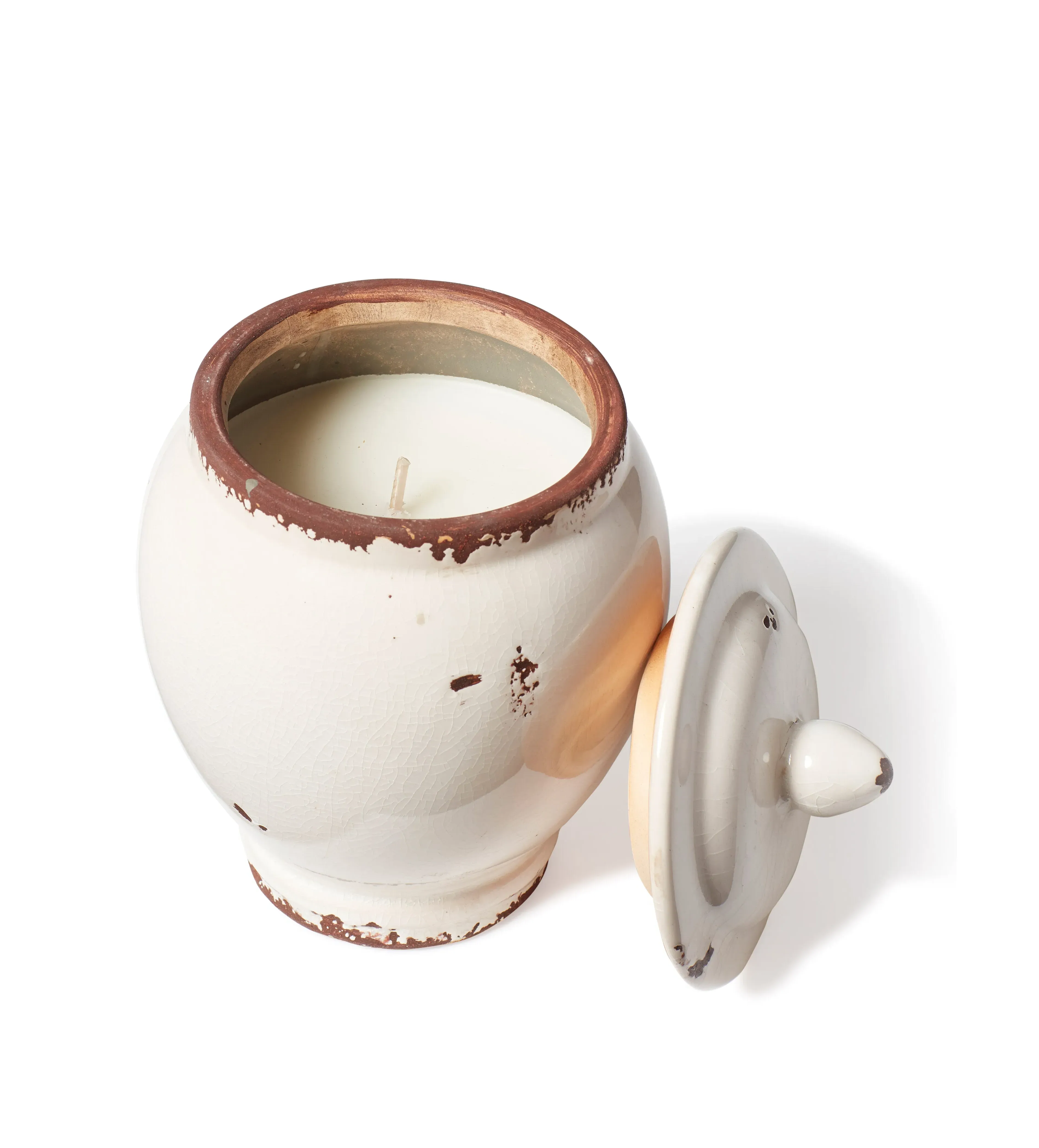 700g Scented Candle - White, Wax