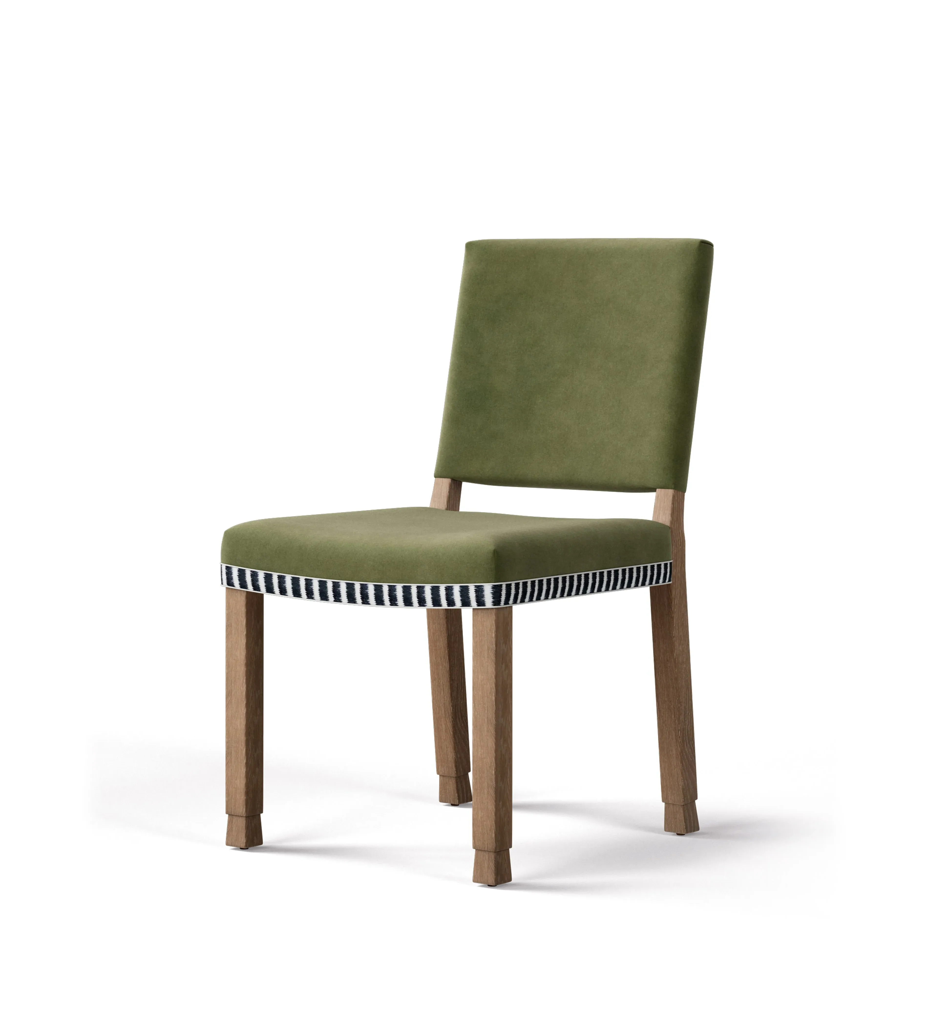 Abbey Dining Chair - Spruce, Velvet