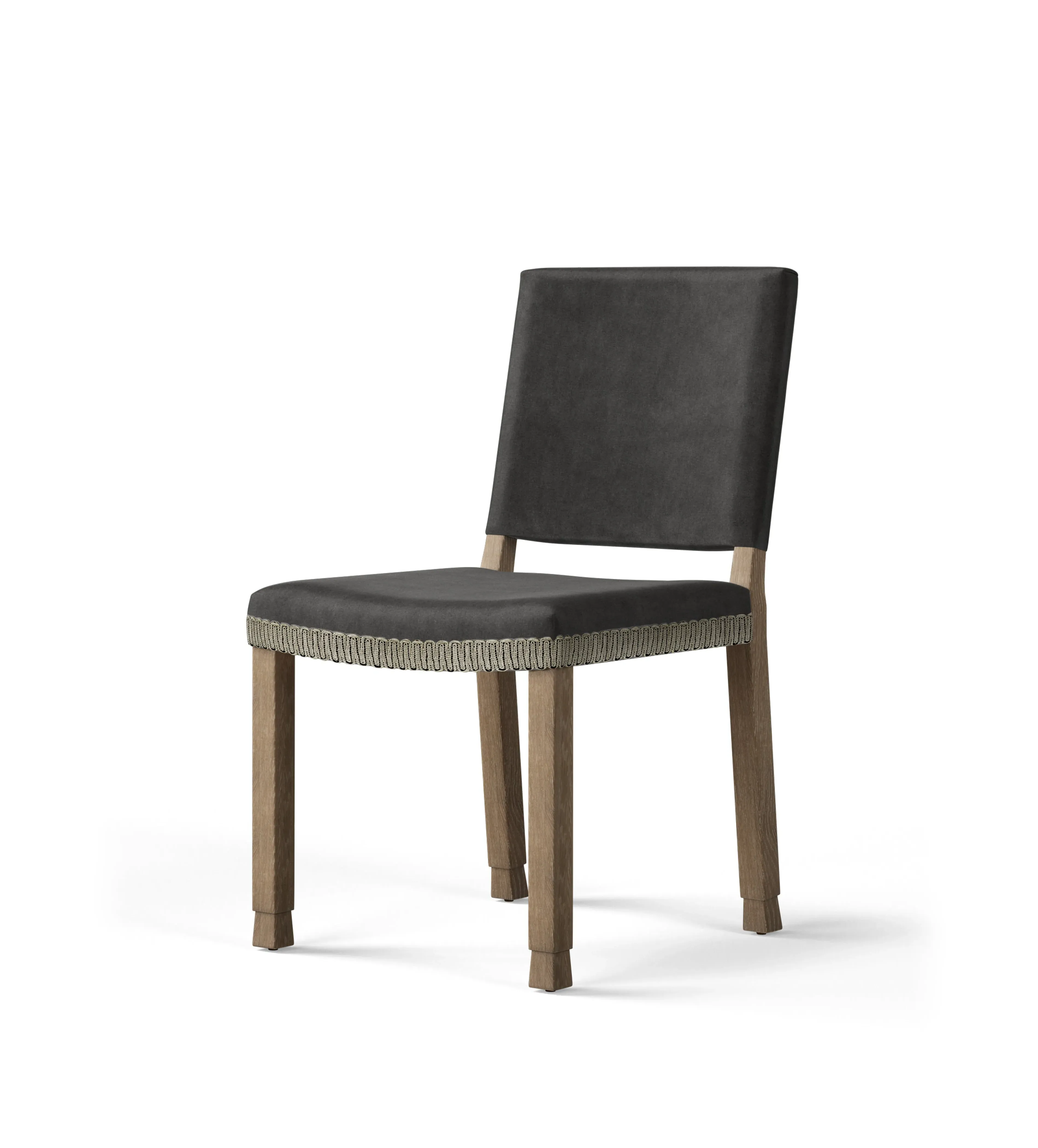Abbey Dining Chair - Truffle, Velvet
