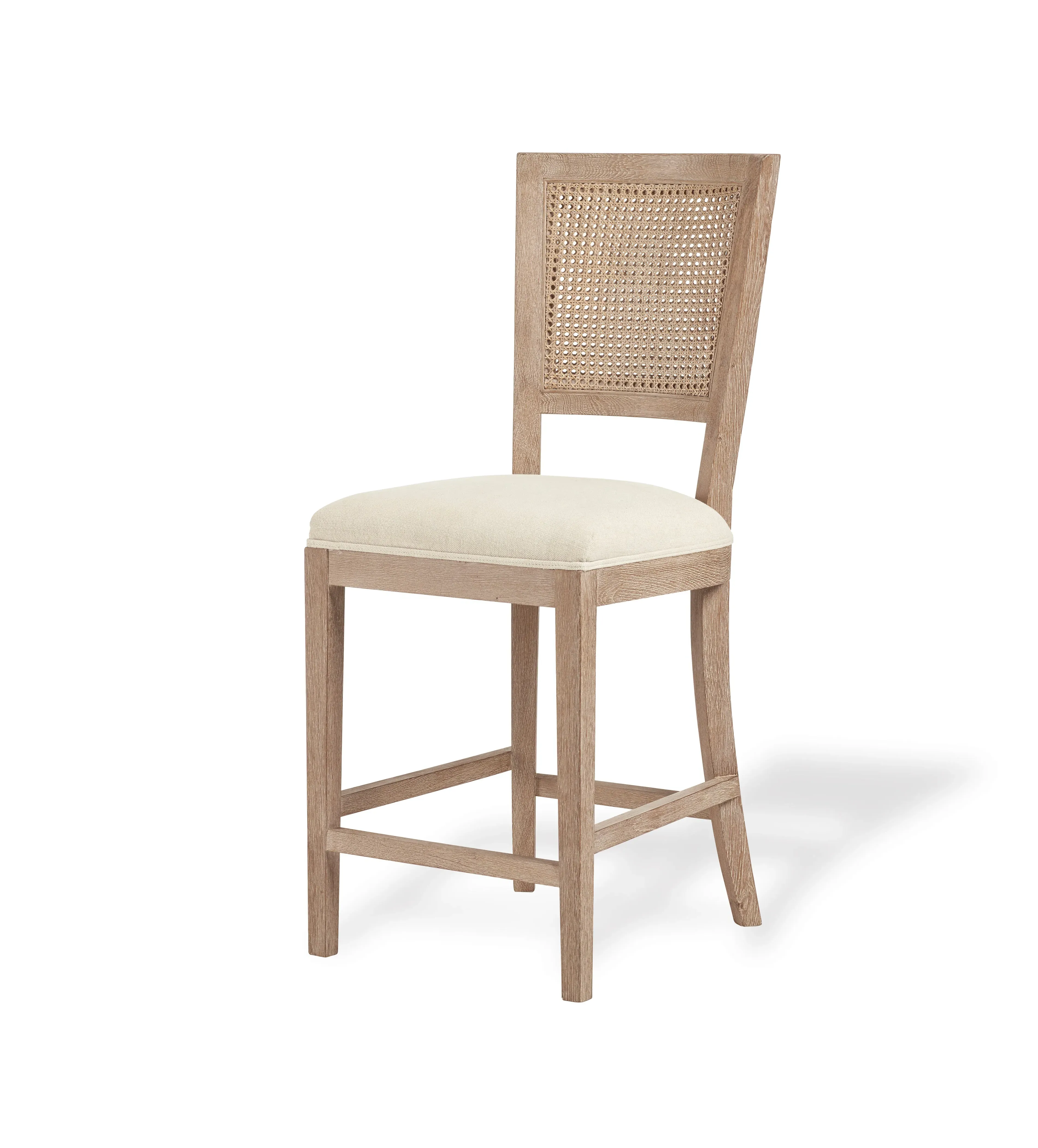 Bar Stool with Cane Seat - Natural, Oak image