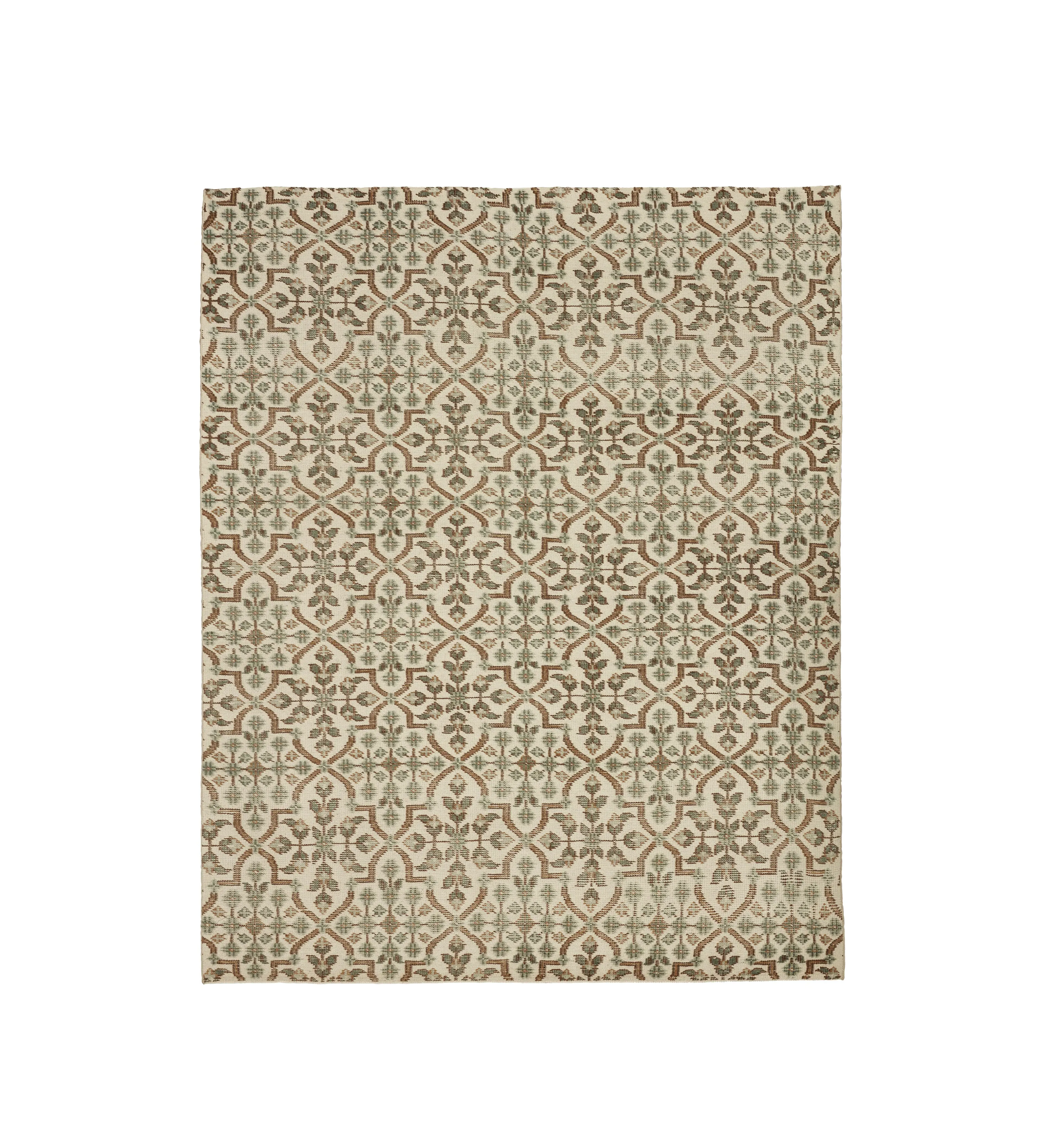 Botanical Rug Hand Knotted - Natural, Jute image