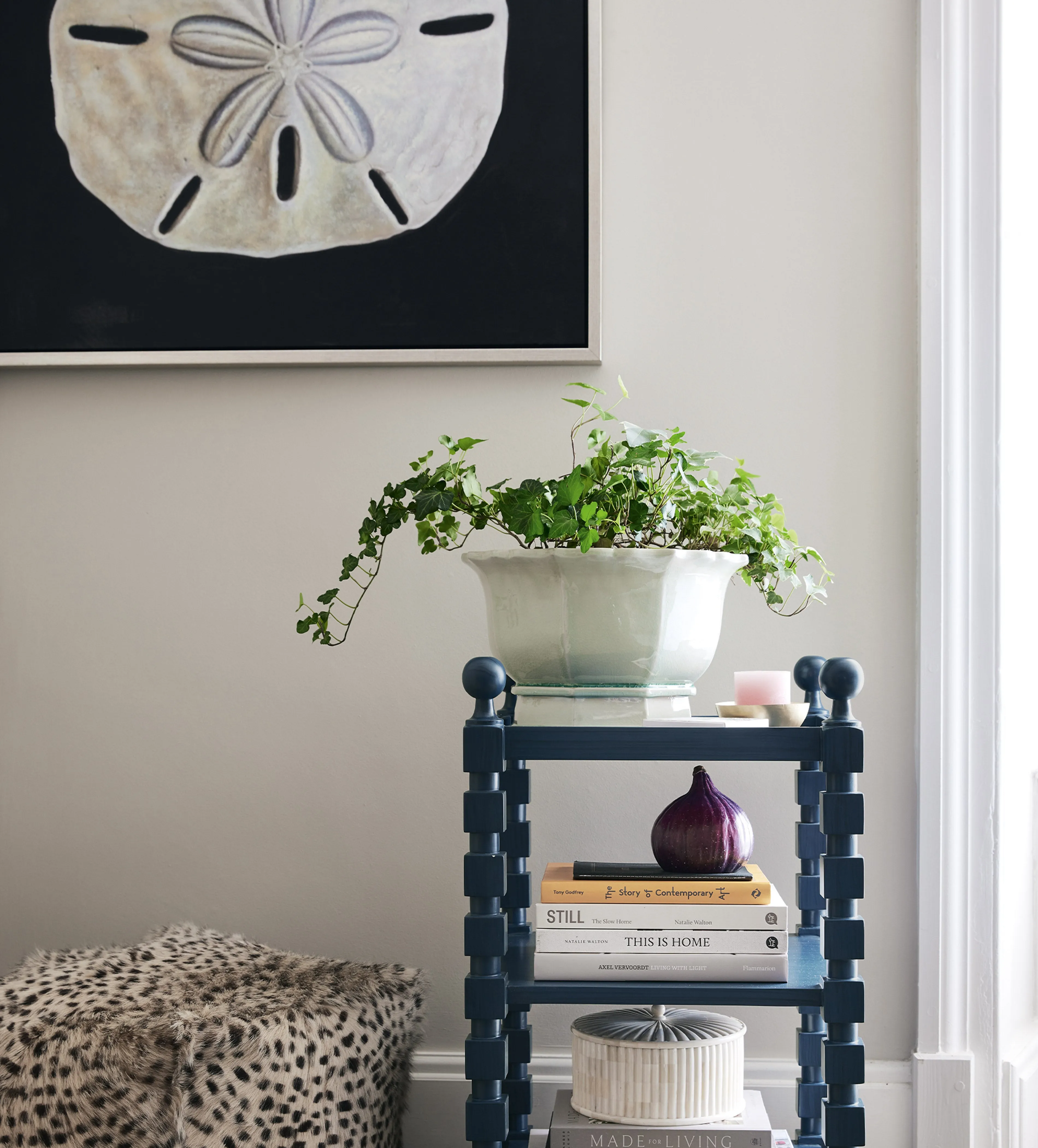 Campanula Planter with Scalloped Edge - Off-White