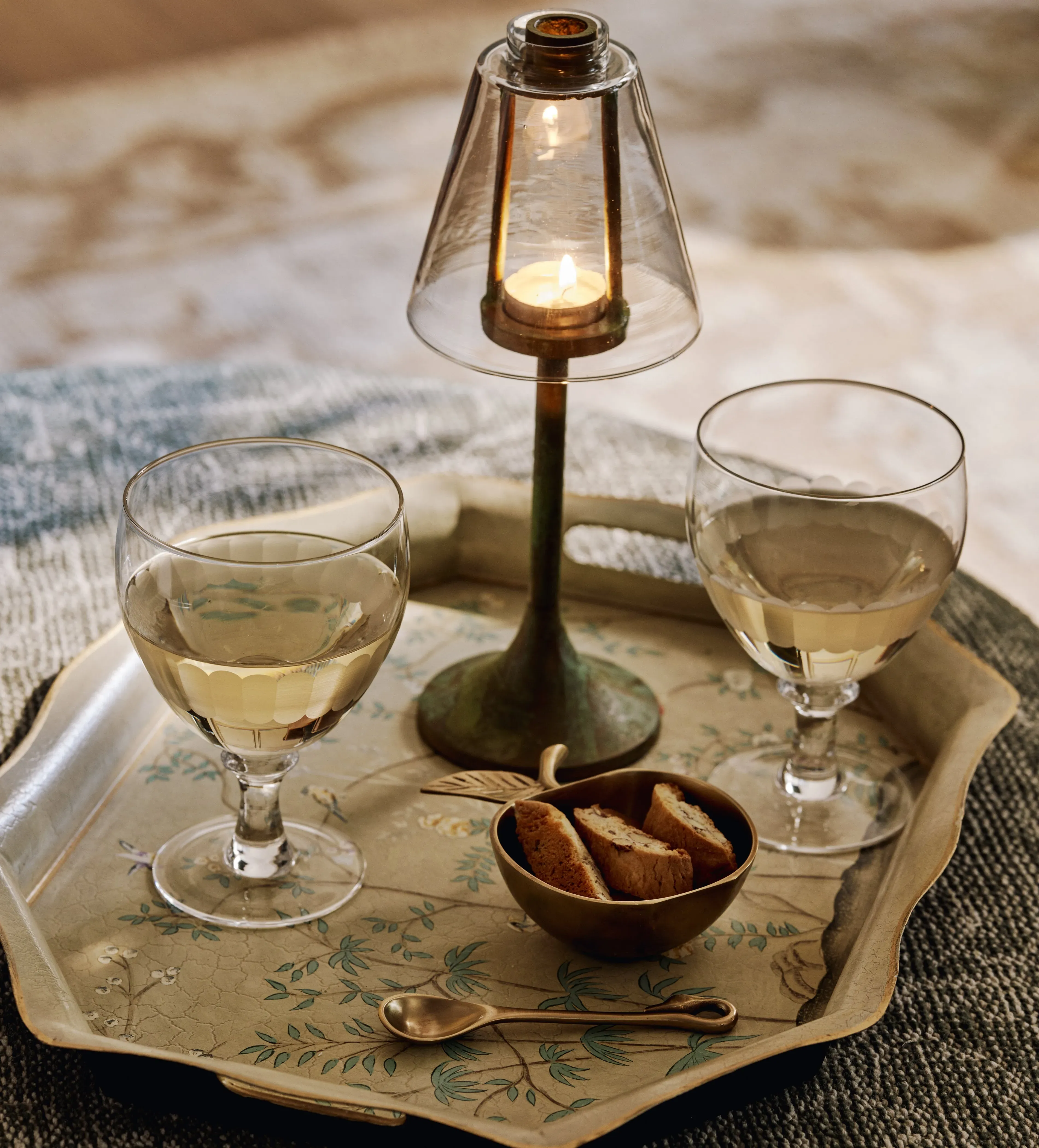 Chinoiserie Serving Tray - Multi-Coloured