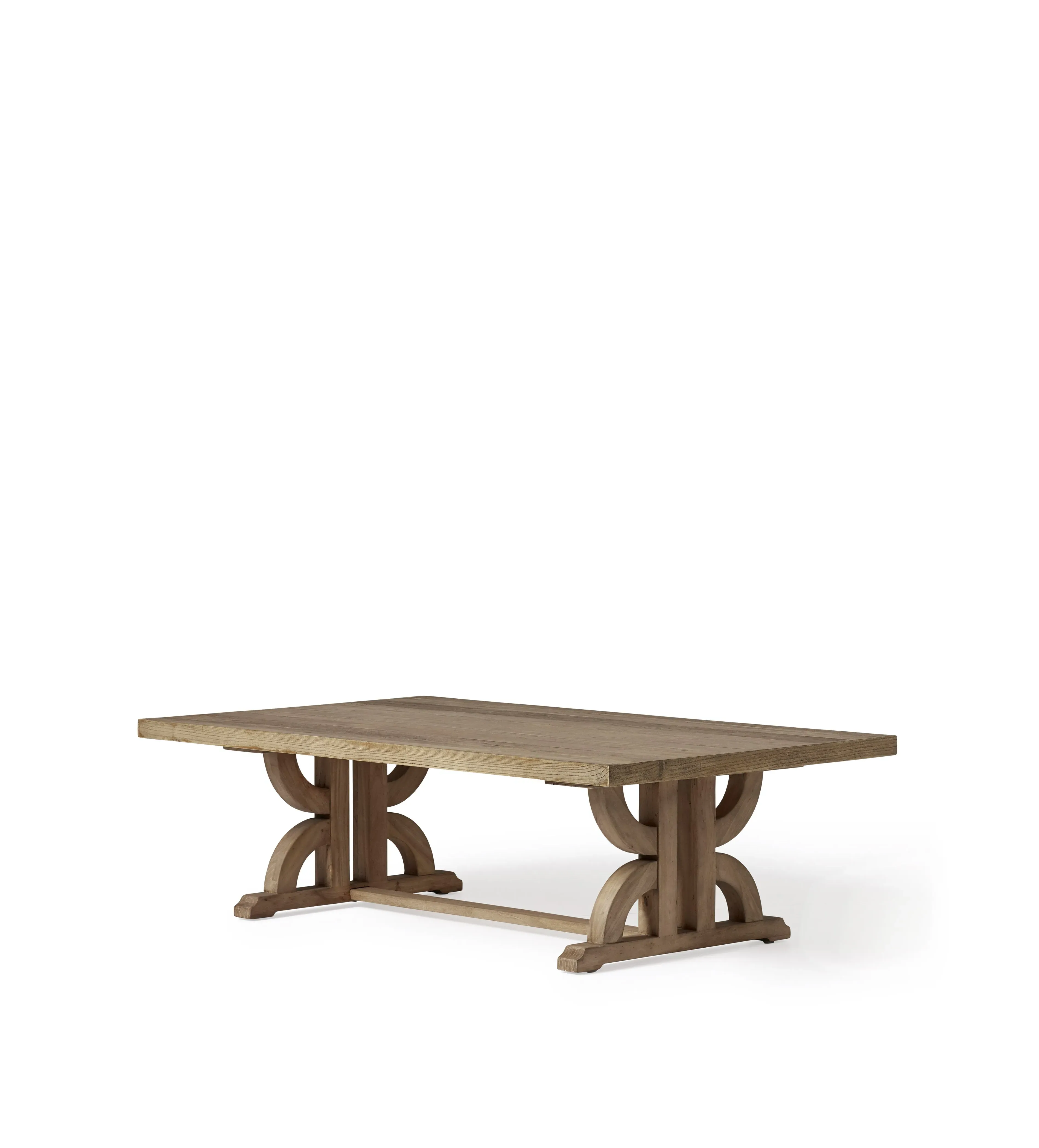 Coffee Table with Hourglass Legs - Natural, Elm image