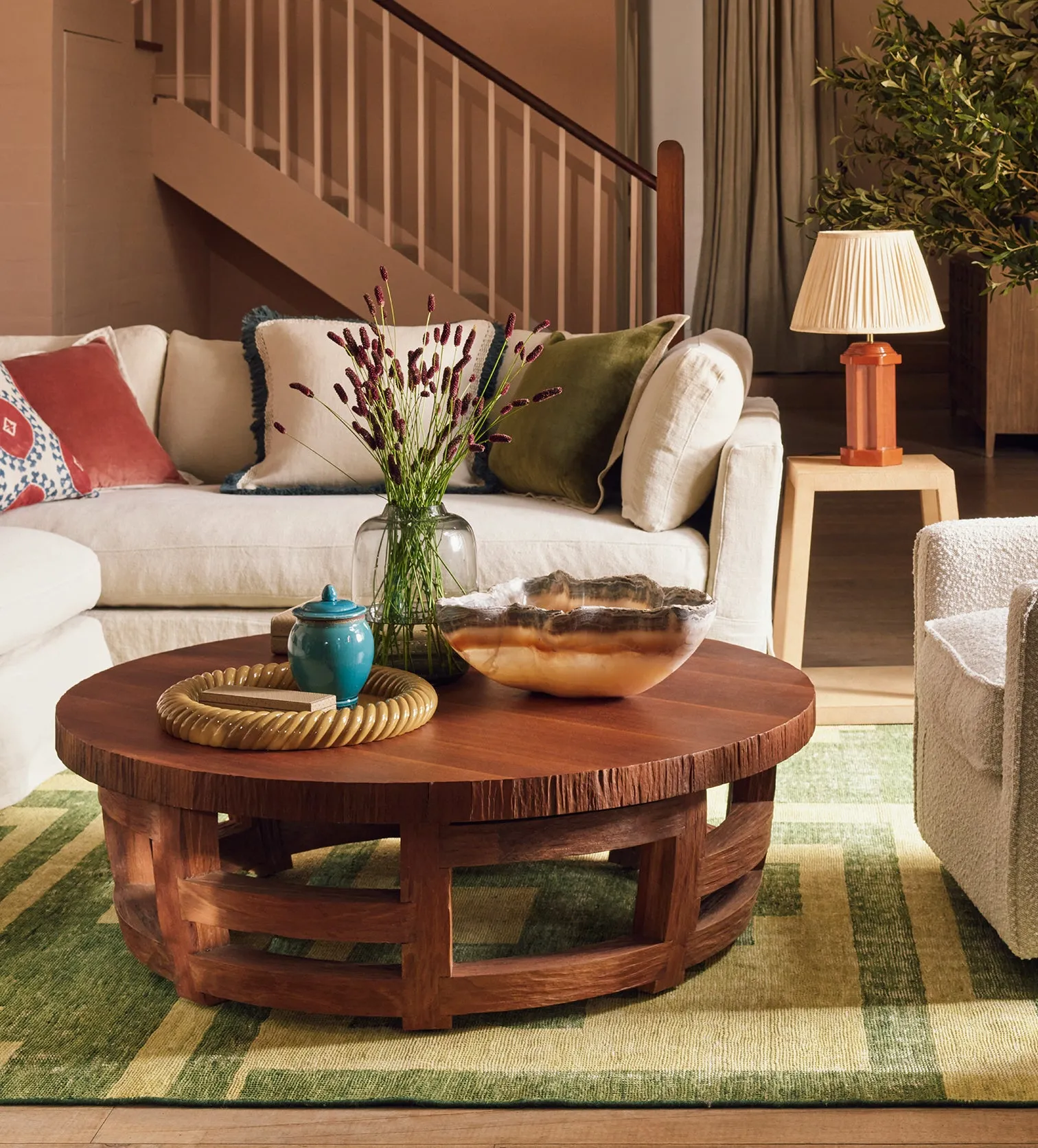 Coffee Table with Ladder Design - Auburn, Wood
