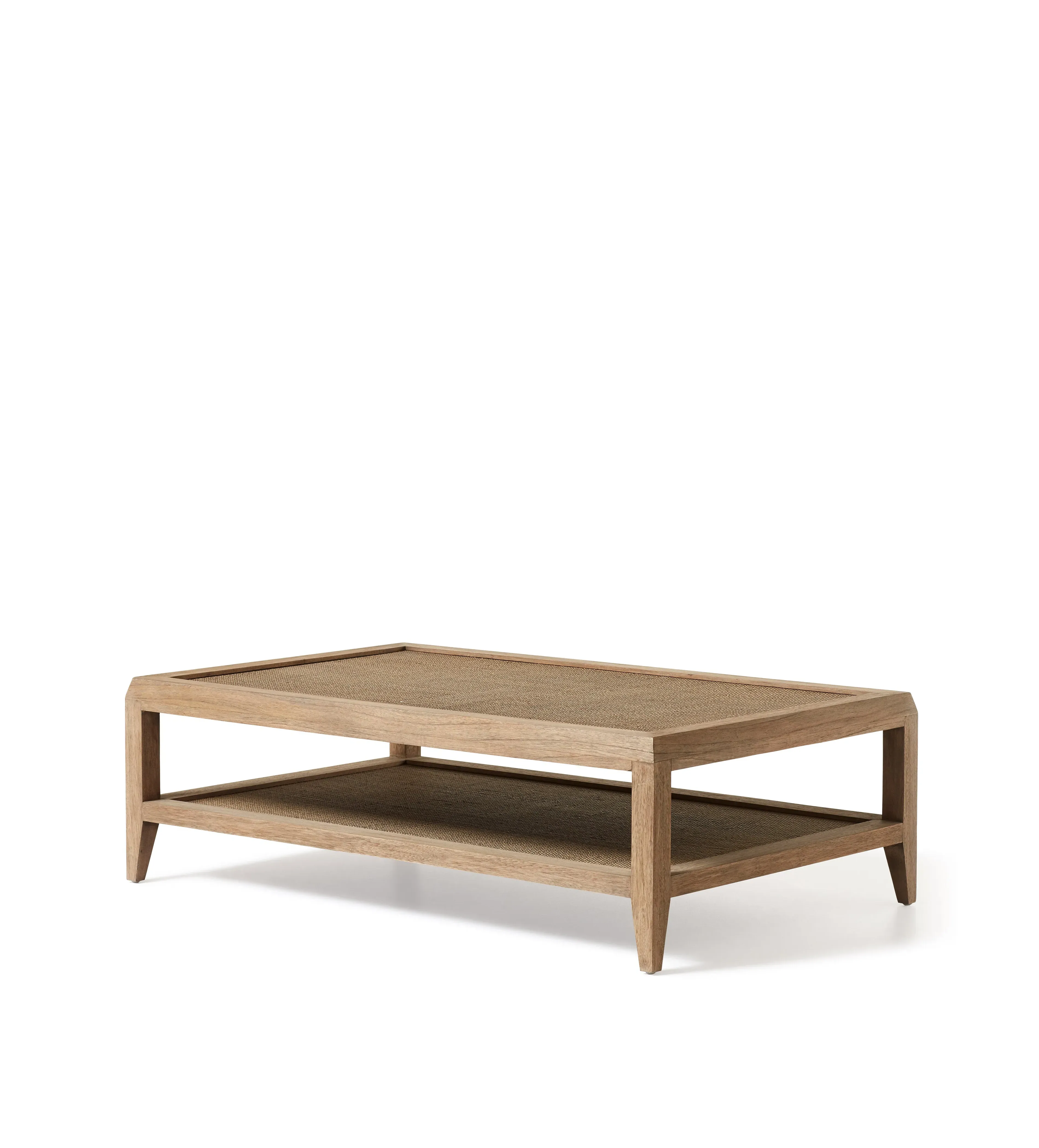 Coffee Table with Shelf - Natural, Bayur Wood image