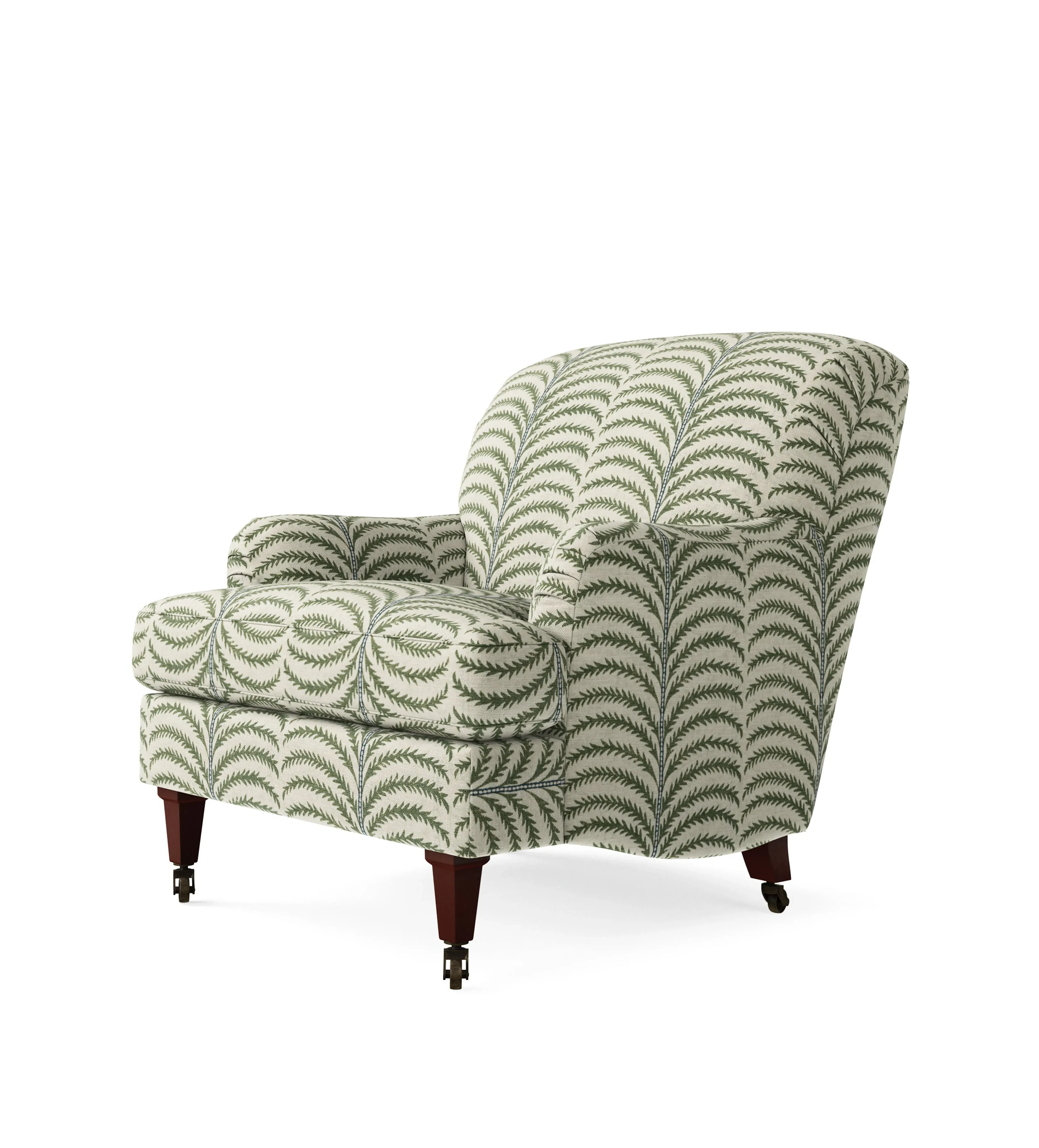 Coleridge Armchair with Castors - Spruce, Fabric image