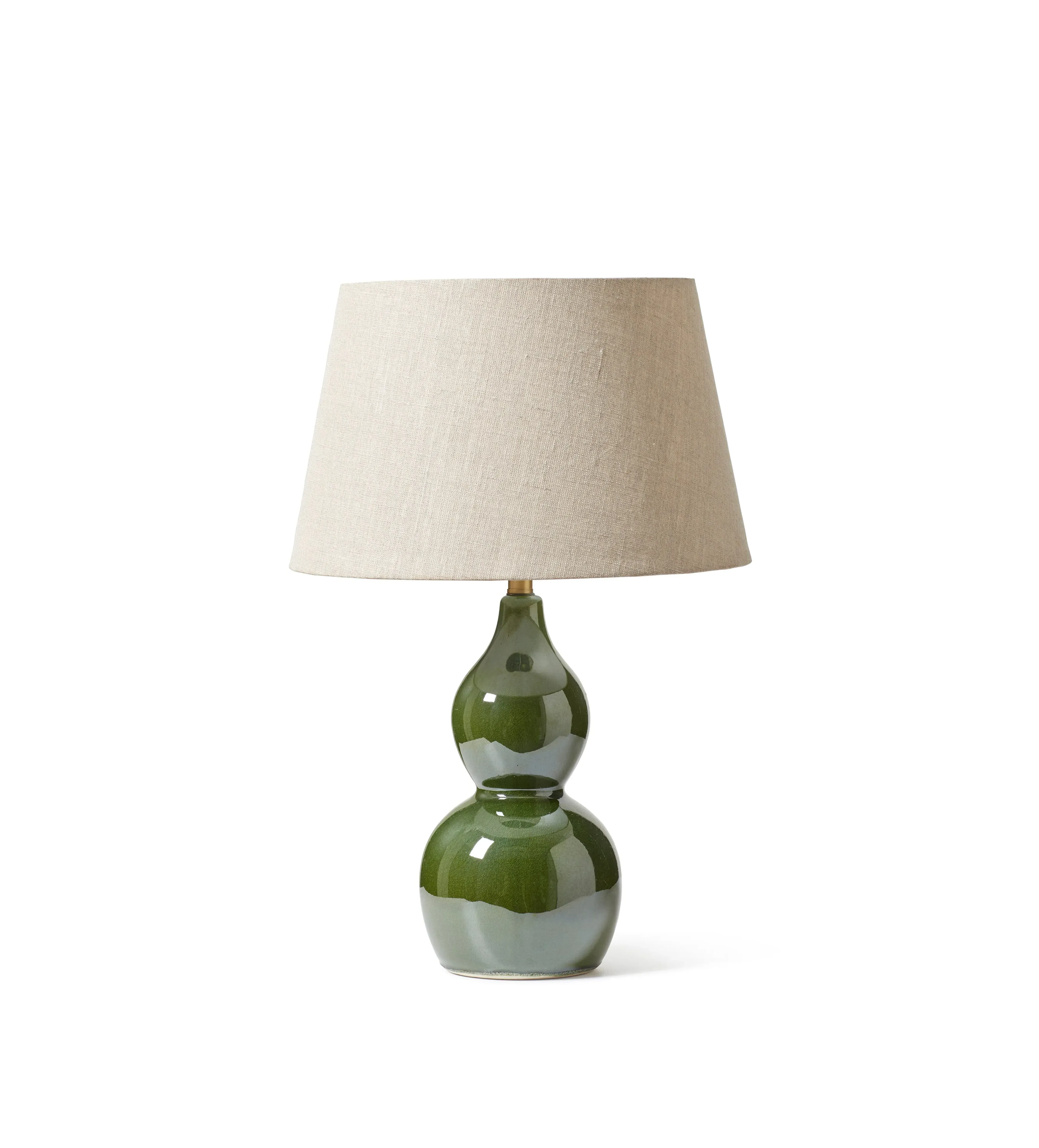 Compact Table Lamp - Moss, Ceramic