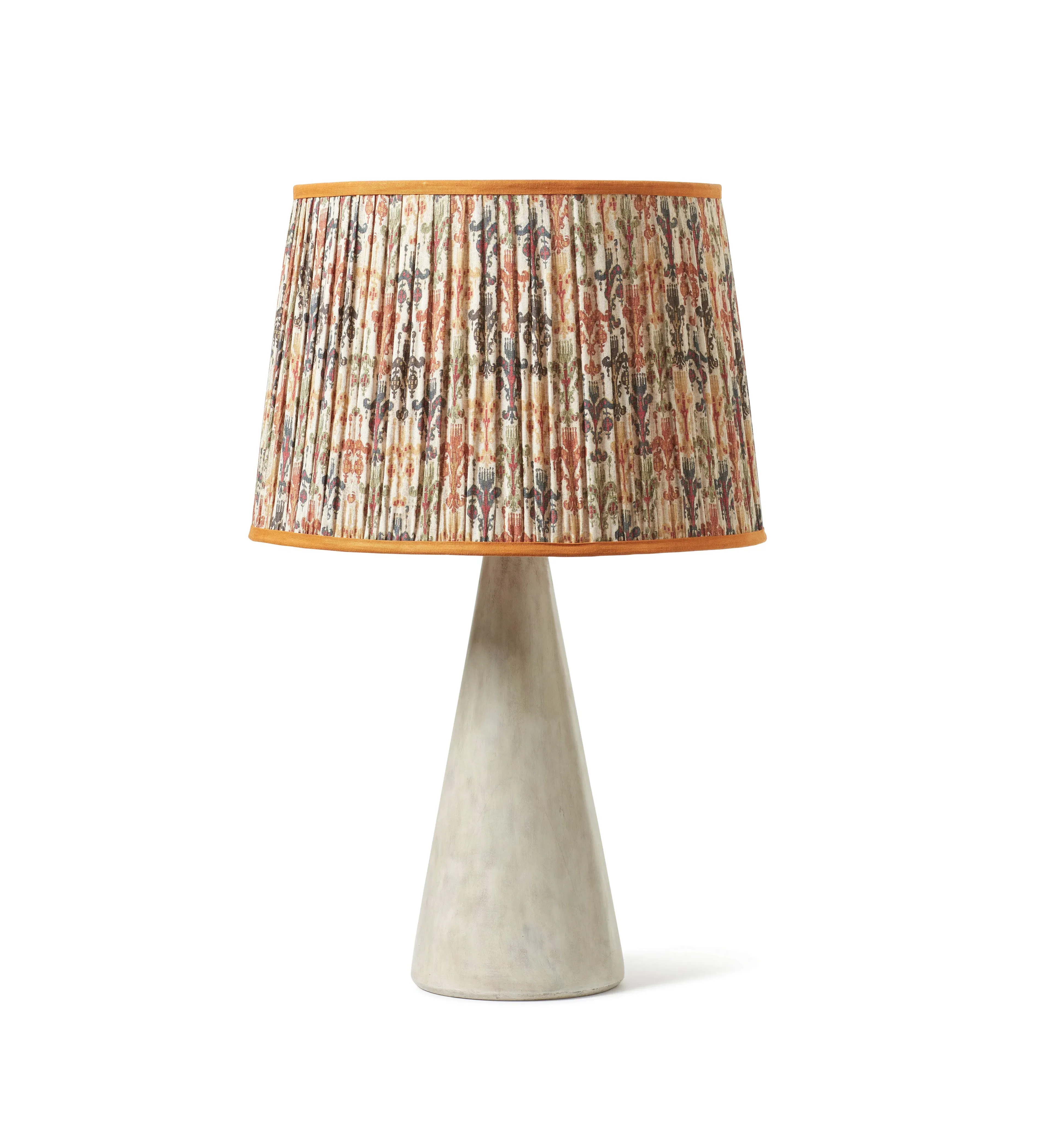 Cone Table Lamp - Cream, Mango Wood image
