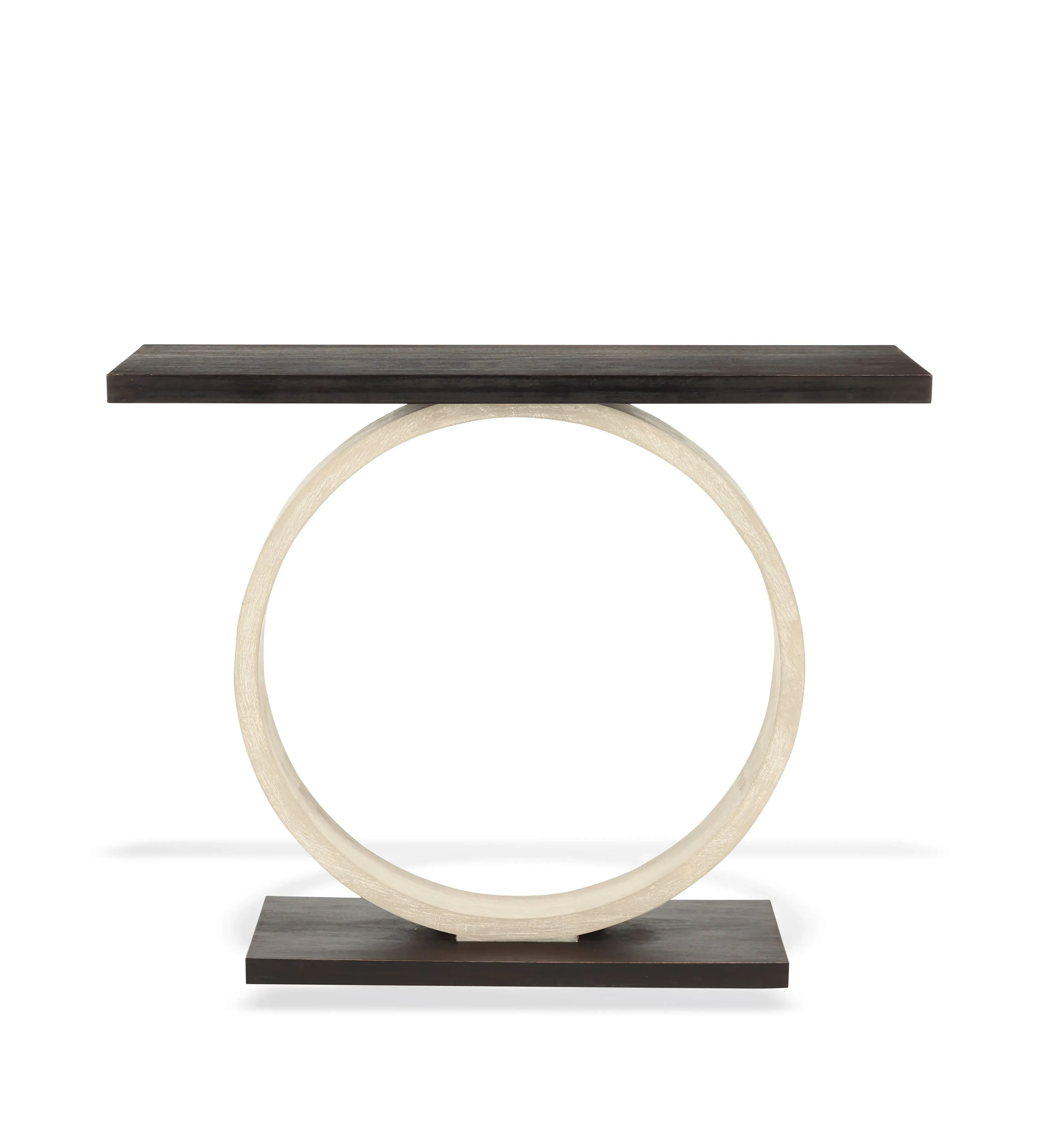 Console Table with Sculptural Base - Dark Grey image