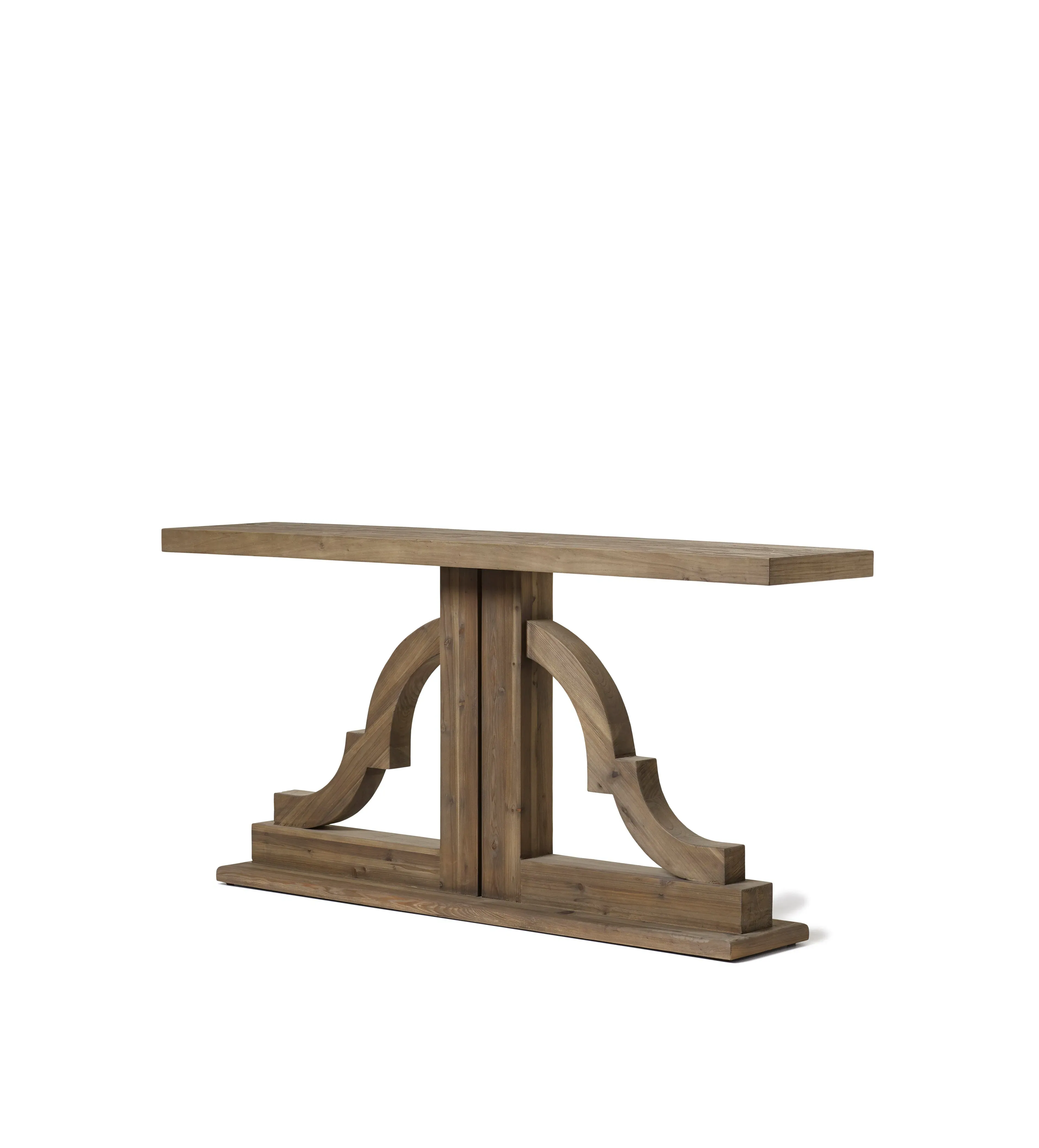 Console Table with Sculptural Design - Recycled Elm image