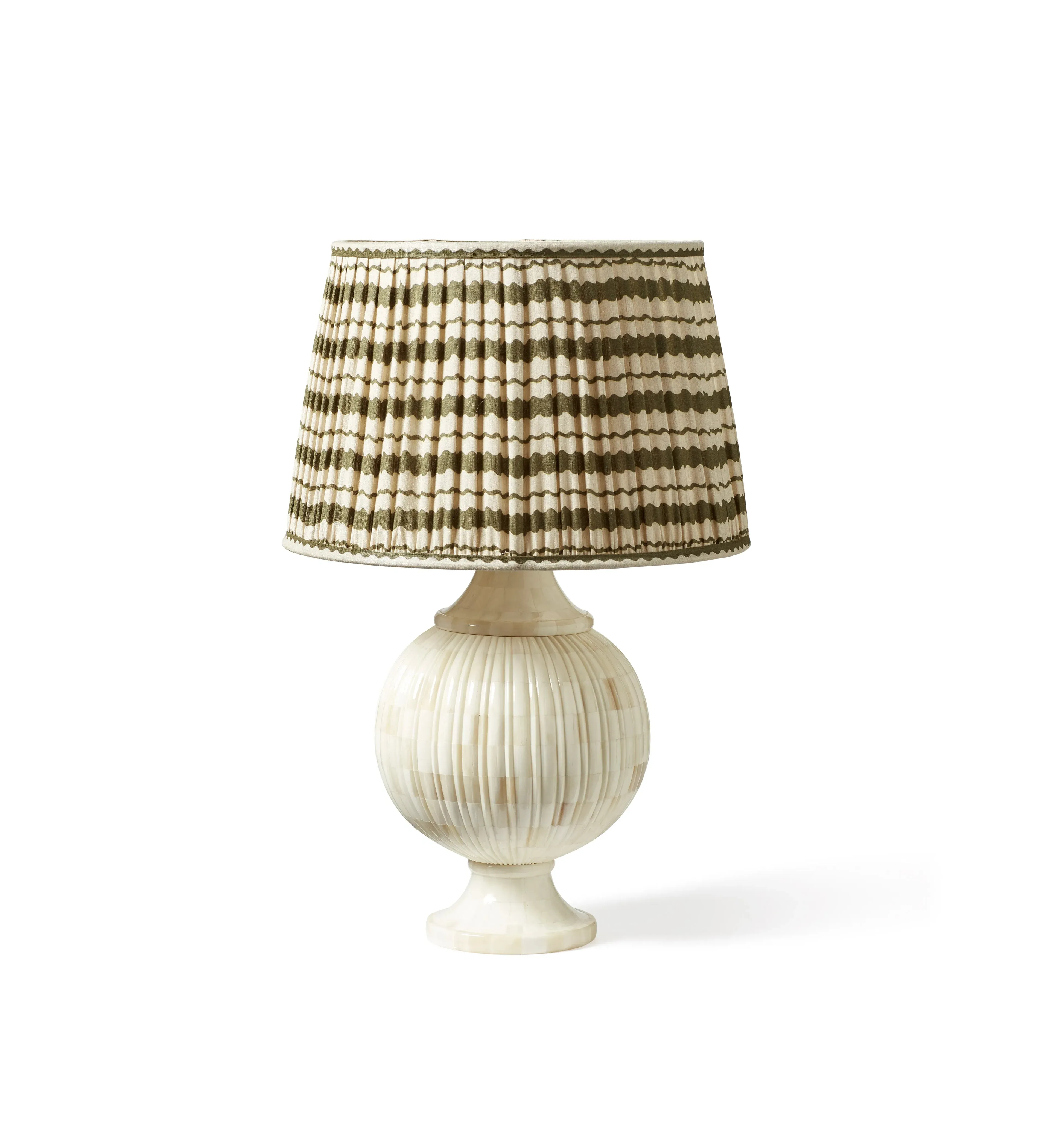 Curved Table Lamp - Bone image