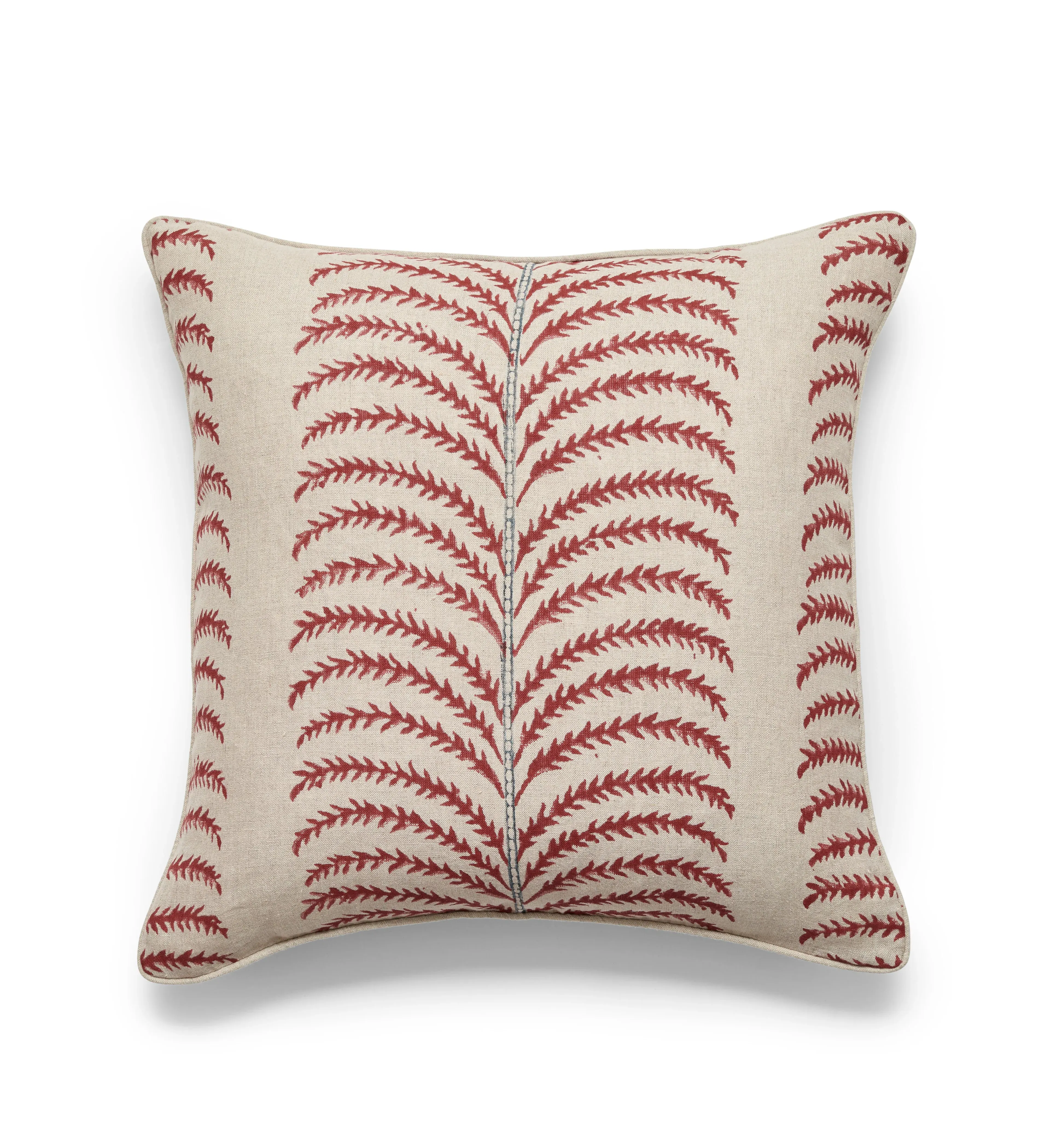 Cushion Cover - Blood Orange/Air Force Blue