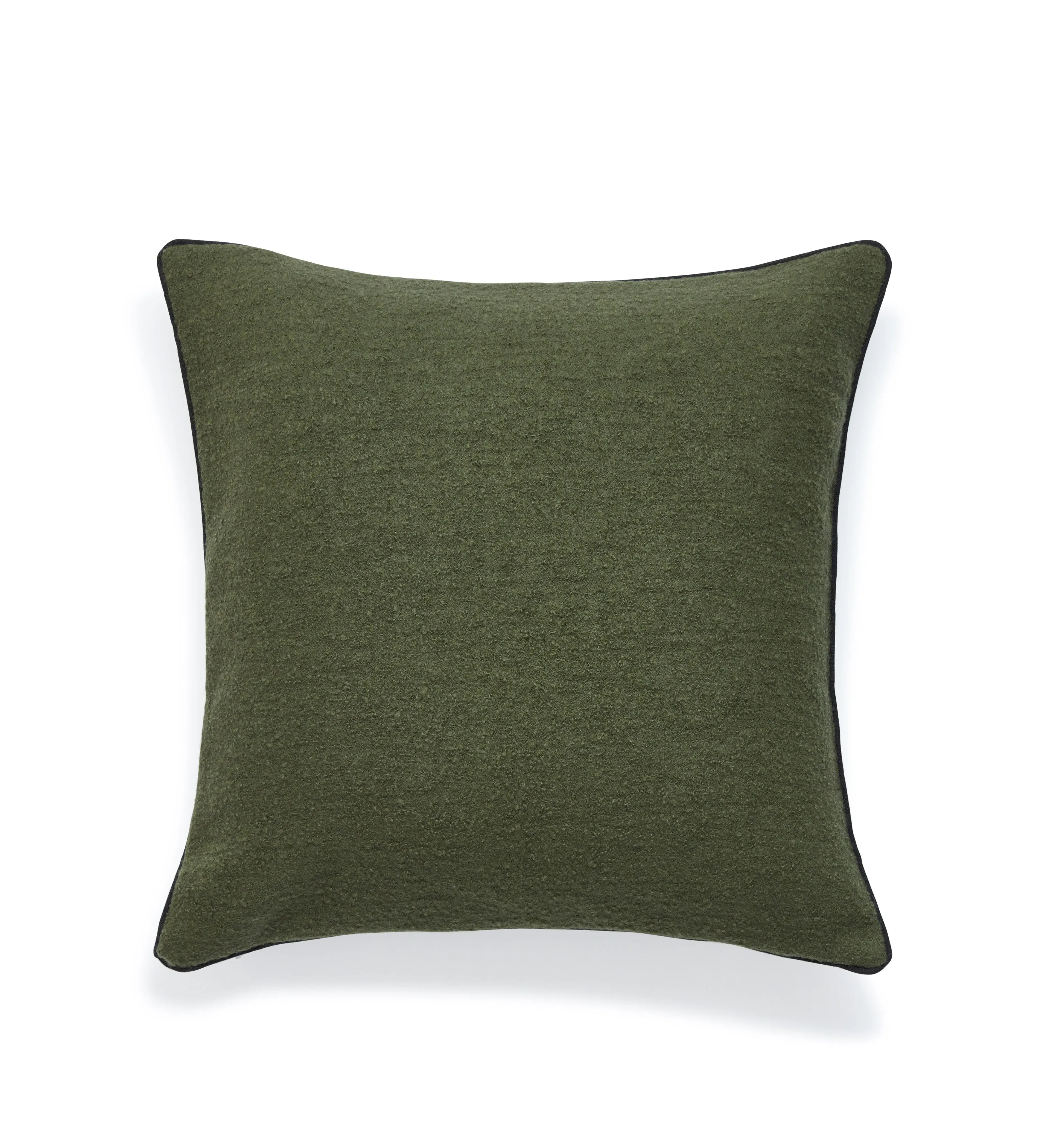 Cushion Cover - Green/Cream, Wool Blend