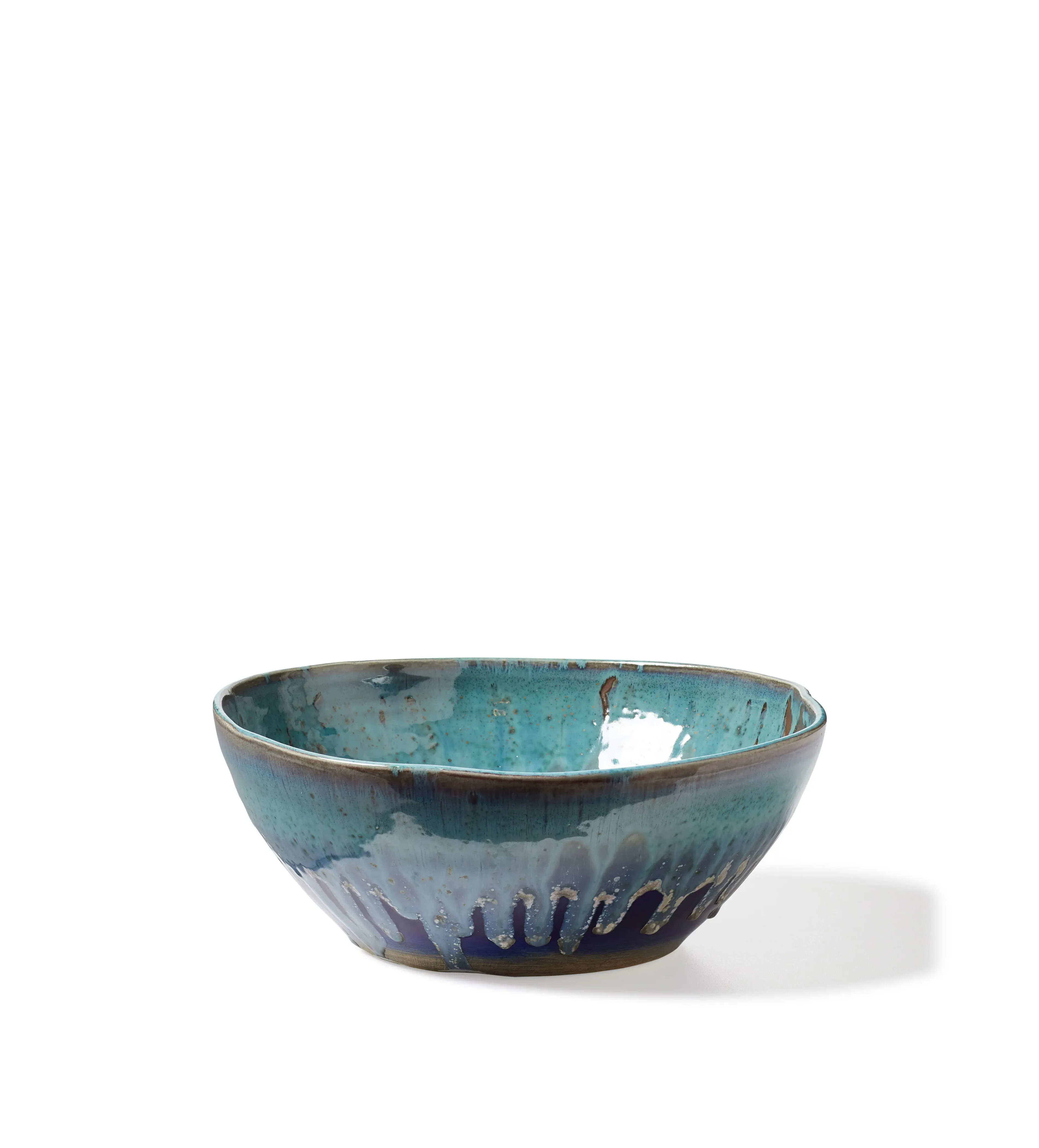 Decorative Bowl with Gradated Glaze - Blue image