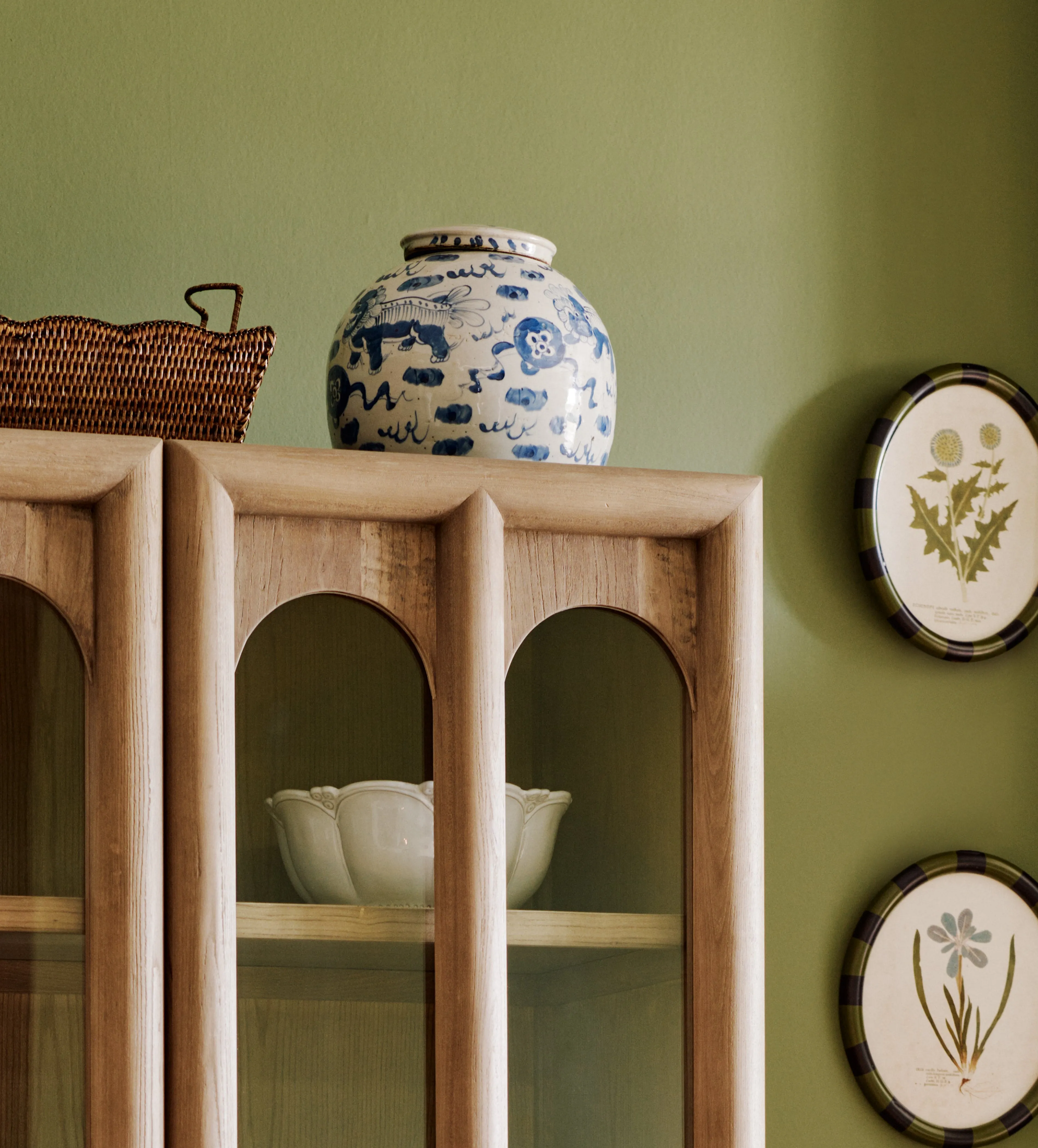 Decorative Jar with Dragon Design - Ceramic