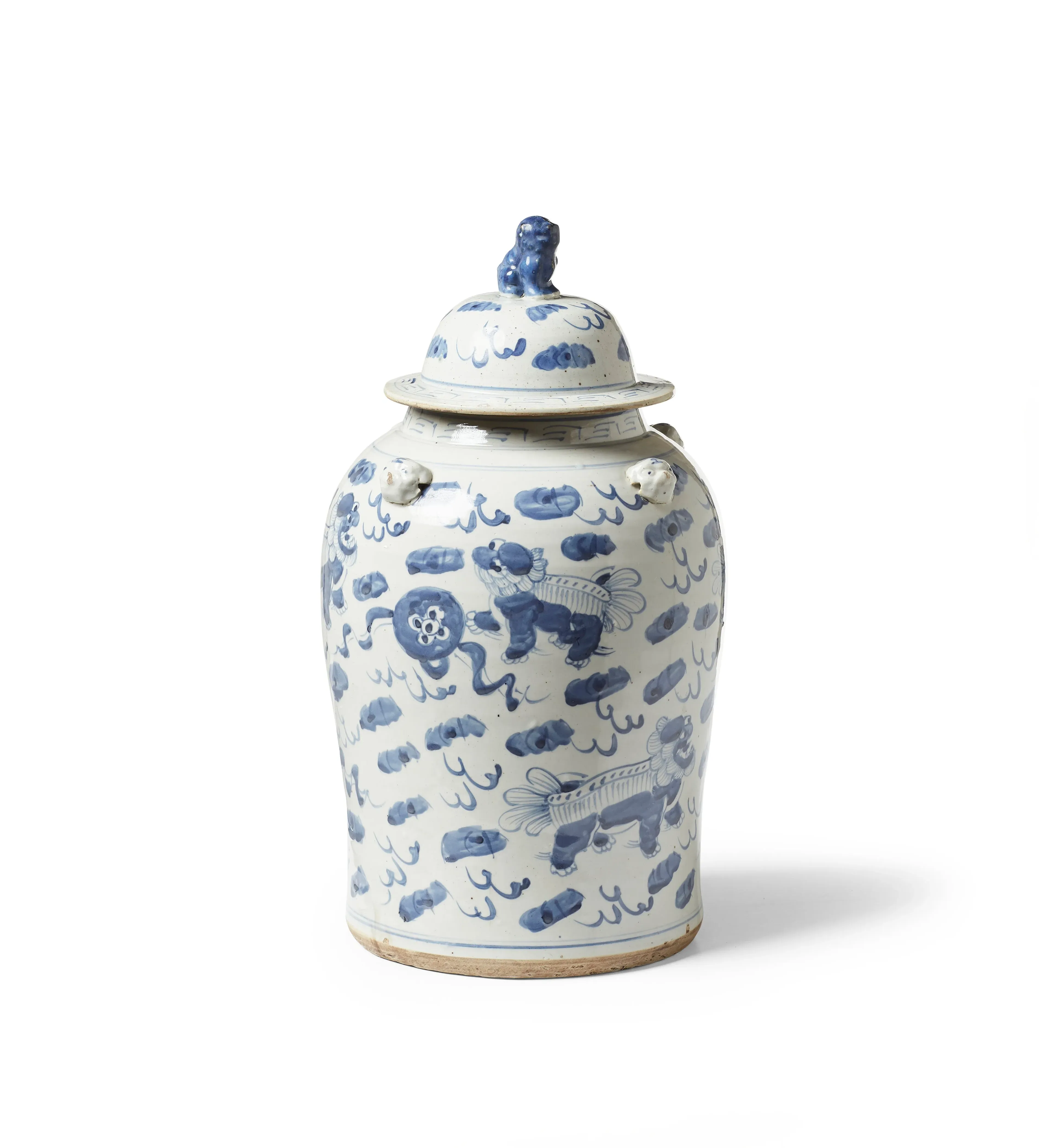 Decorative Jar with Dragon Design - Ceramic