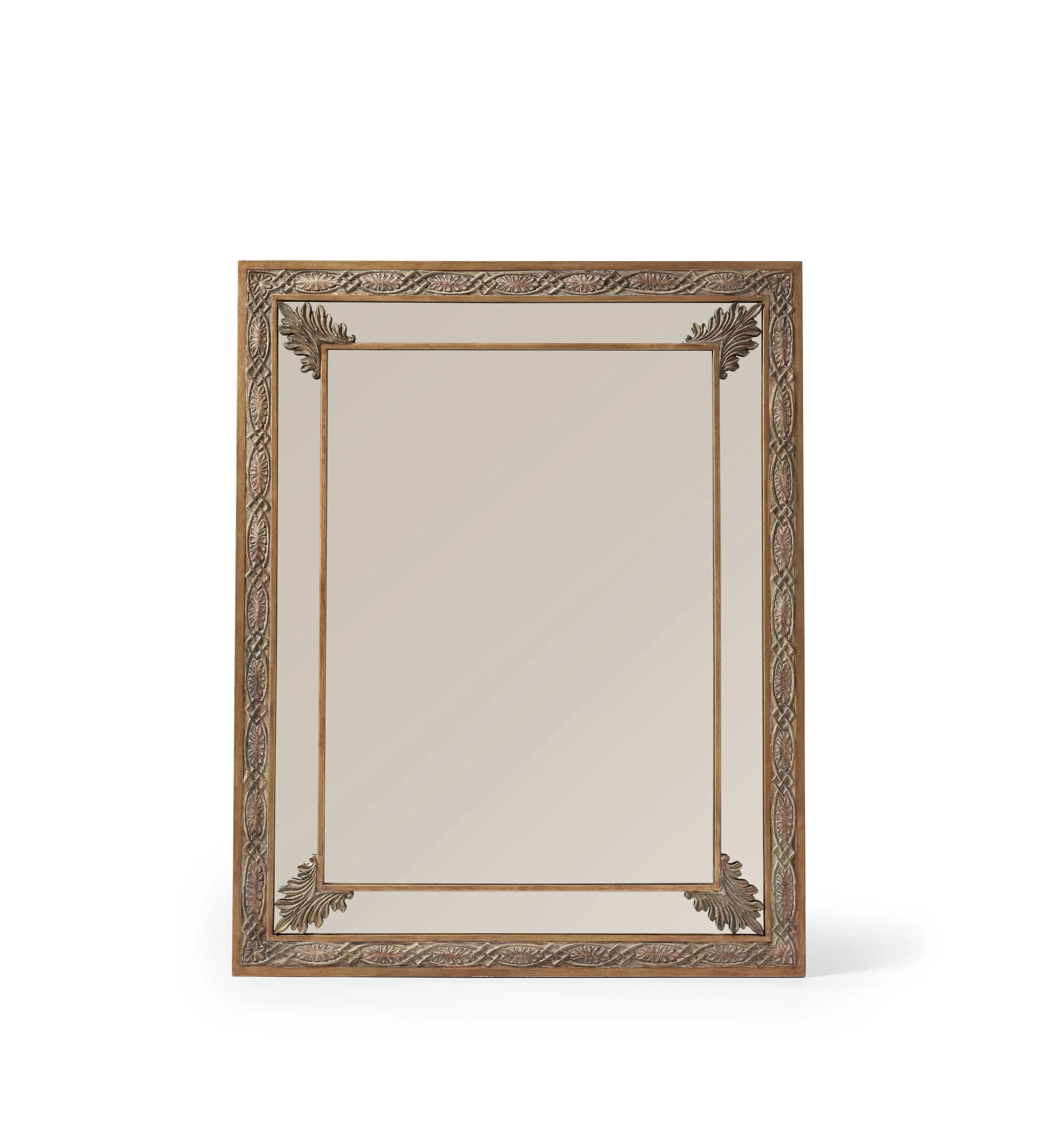 Decorative Wall Mirror - Antique Brass image