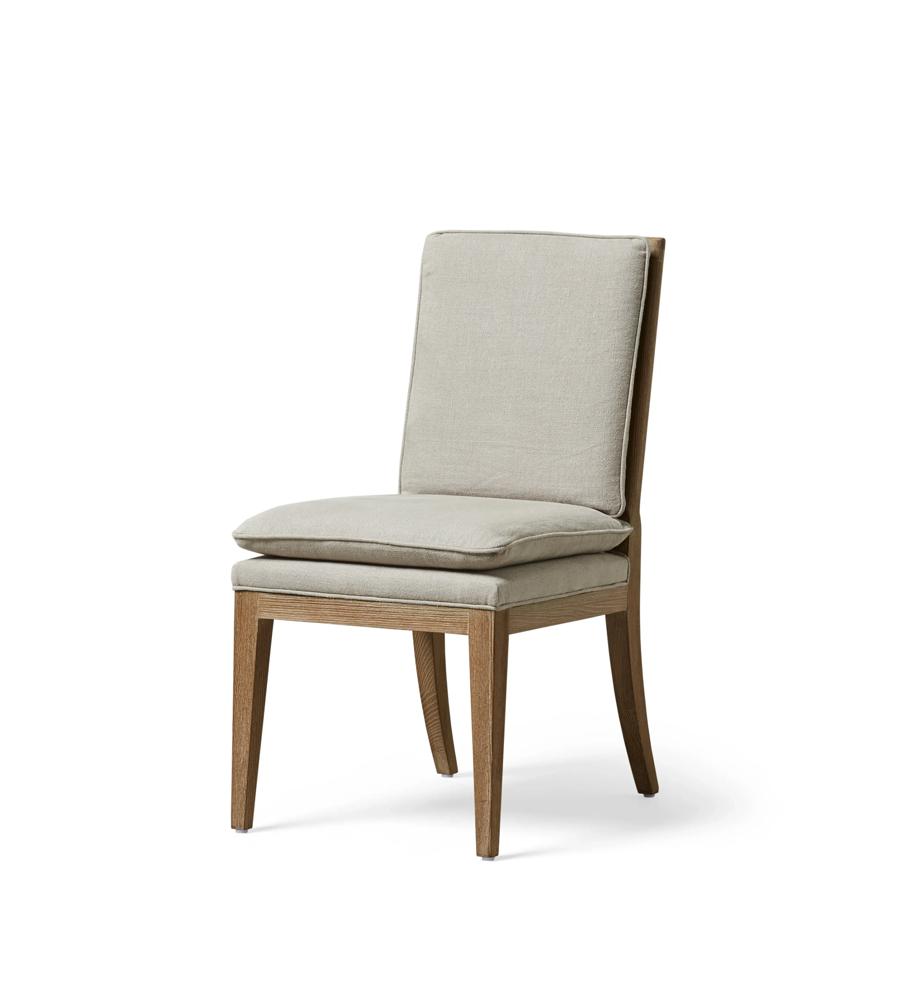 Dining Chair with Arms - Grey, Linen image