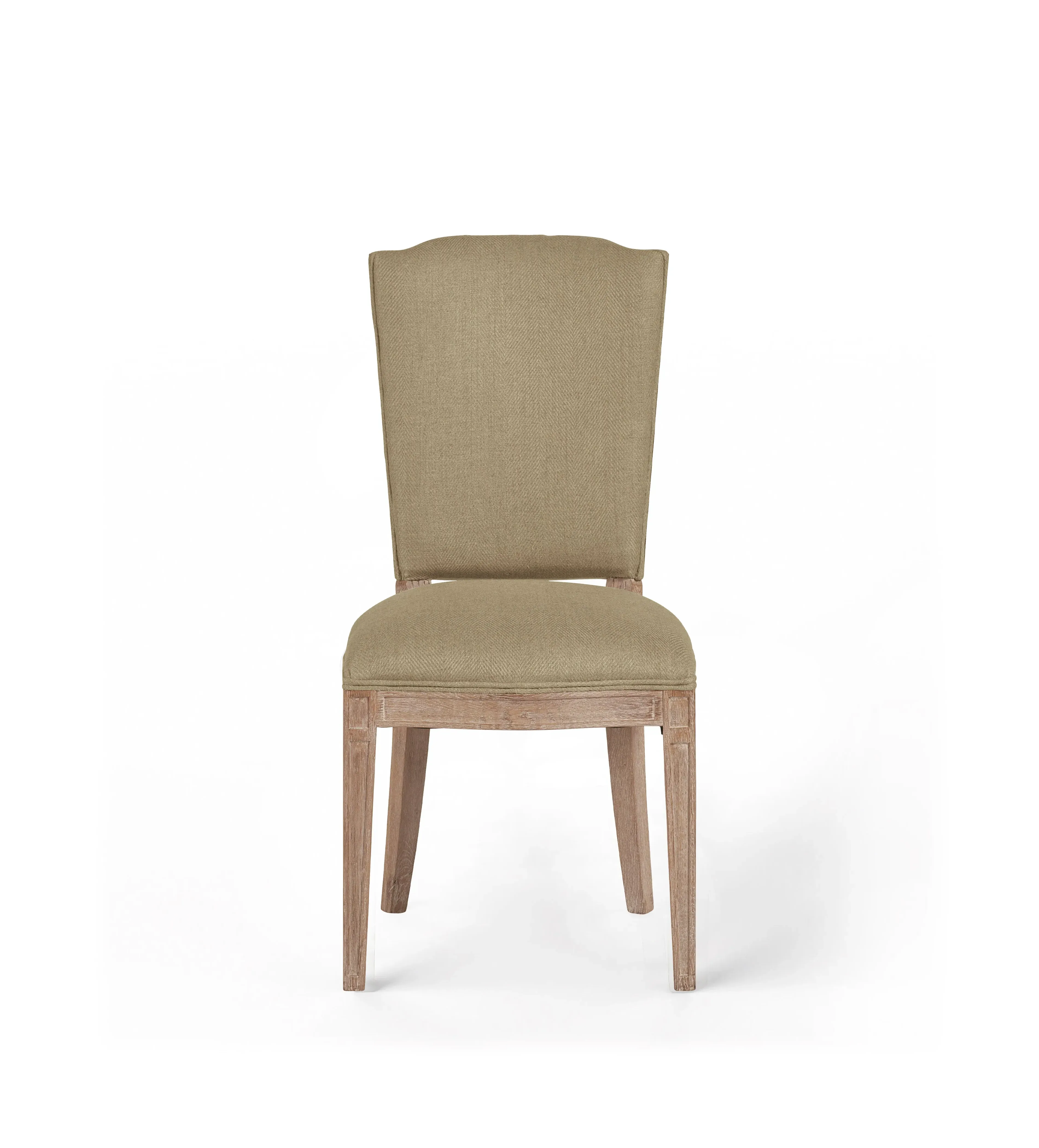 Dining Chair with High Back - Natural, Linen