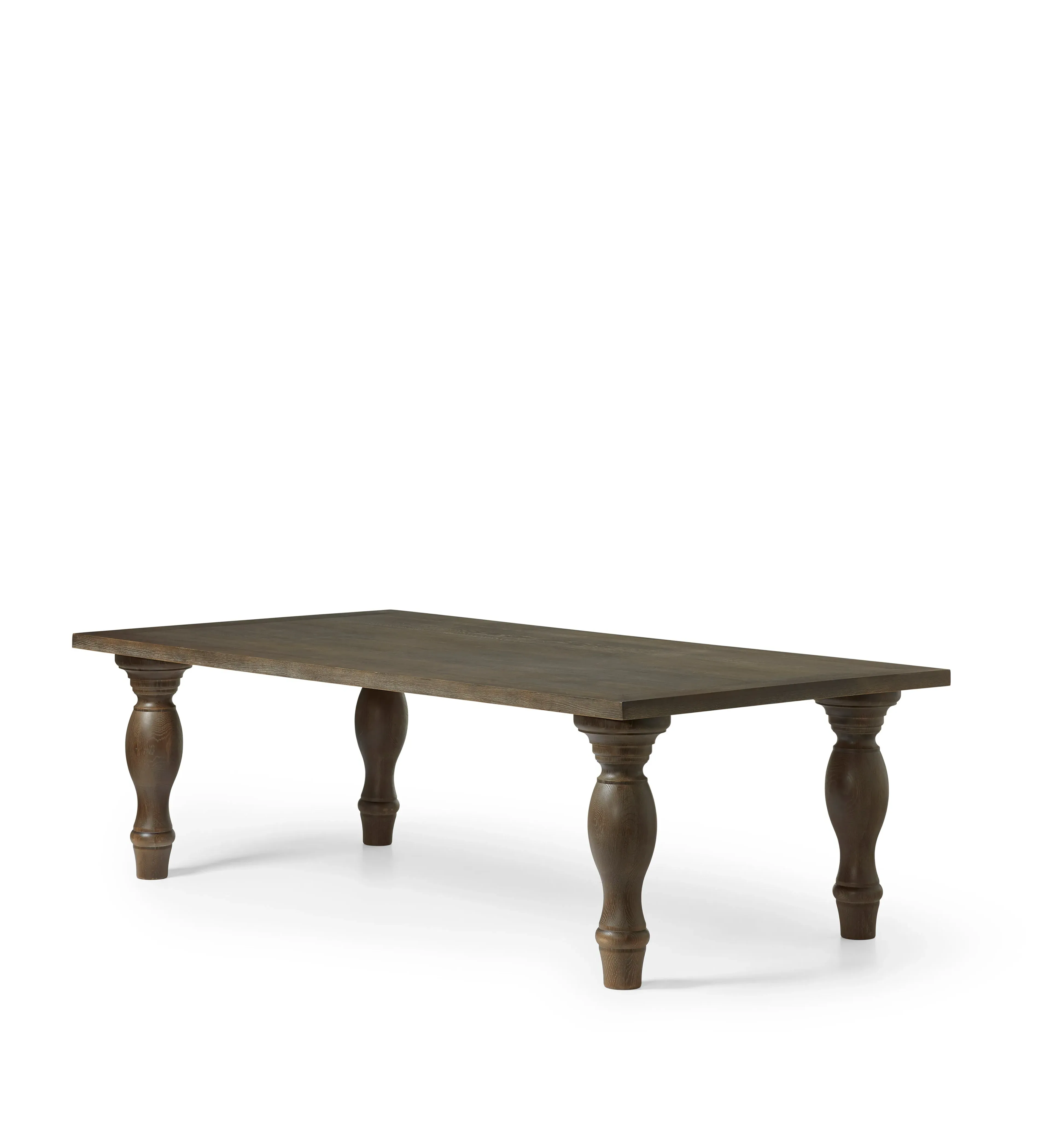 Dining Table - Watered Grey, Solid Wood