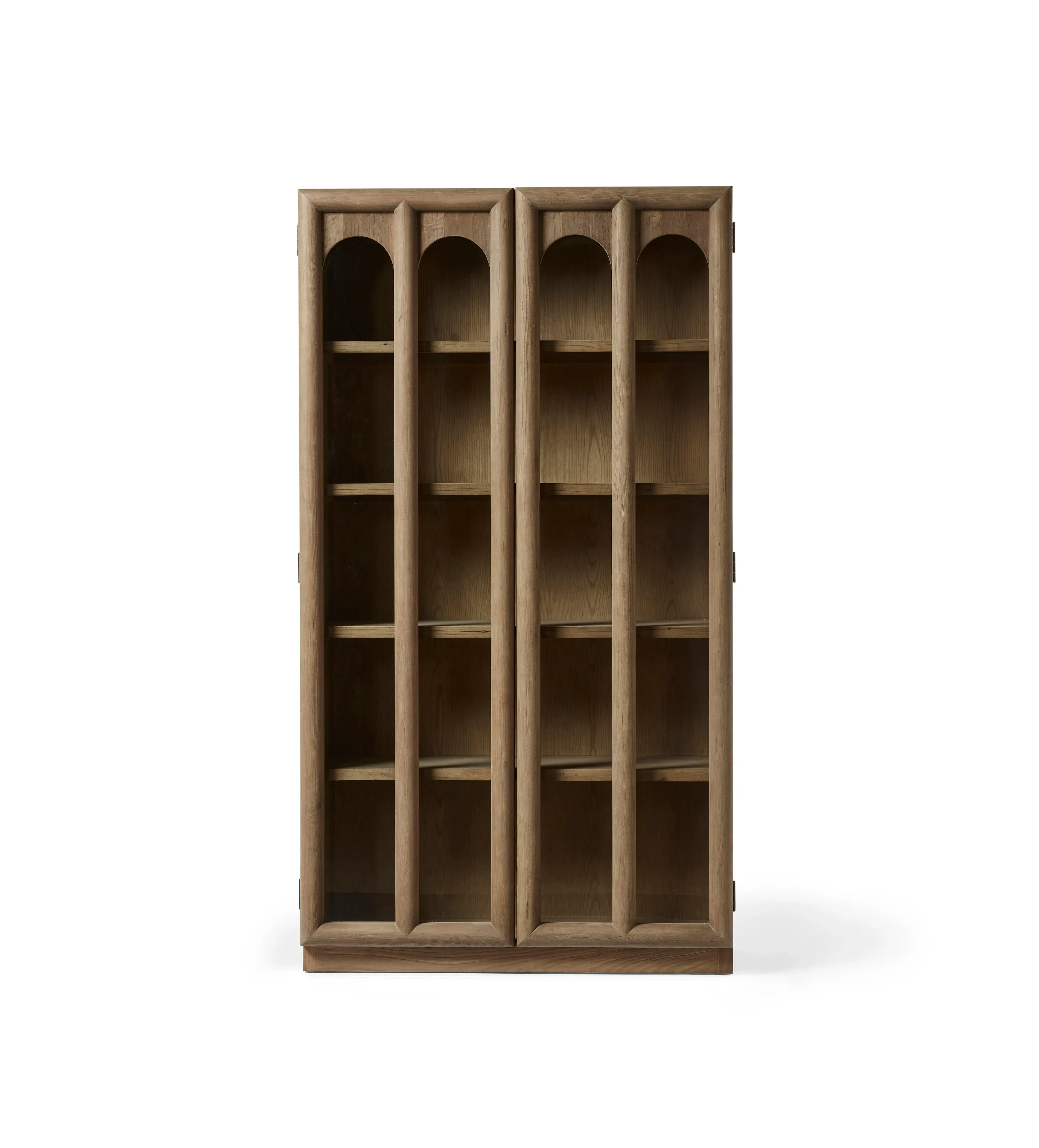 Display Cabinet with Glass Doors - Recycled Elm image
