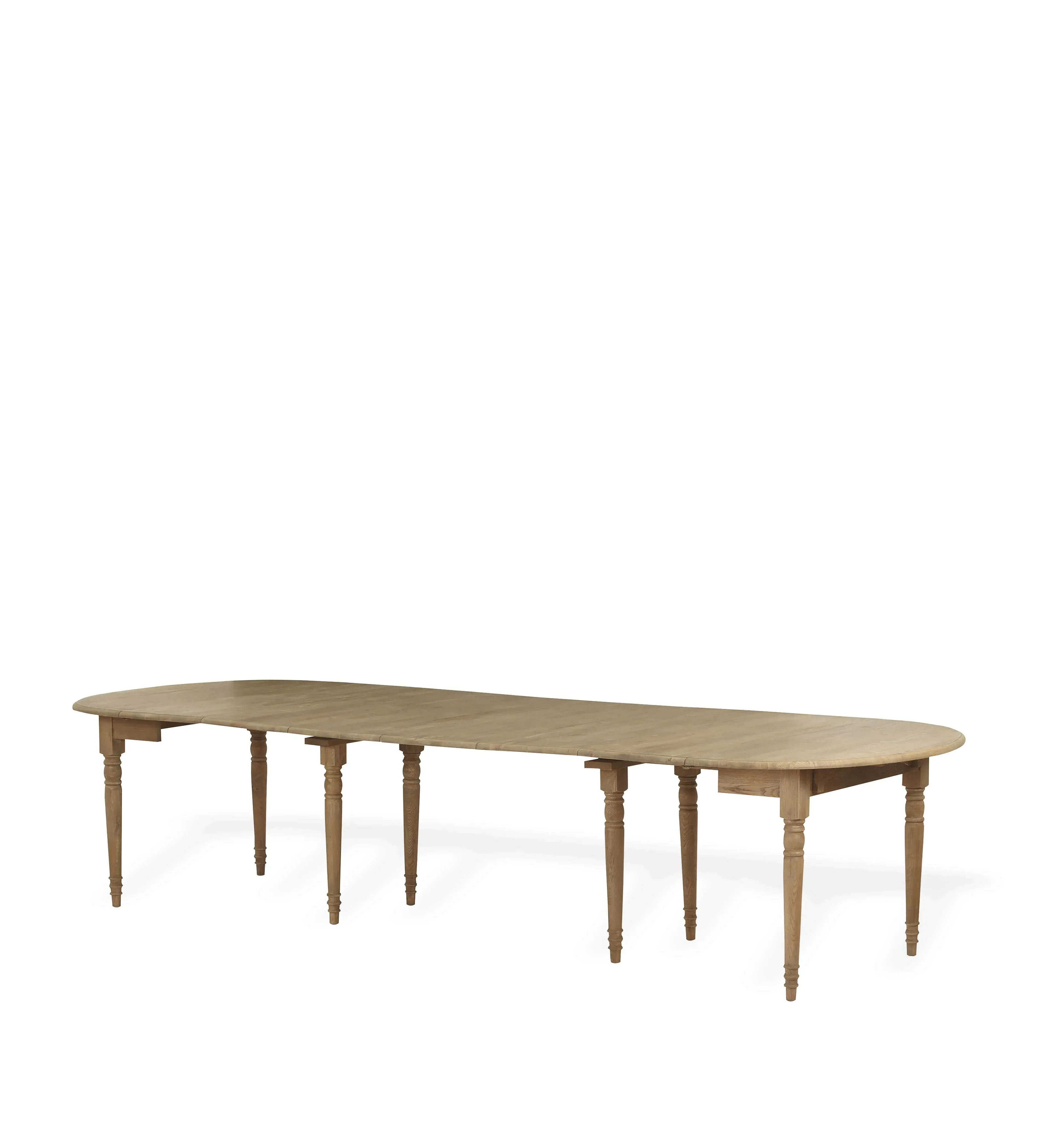 Extending Dining Table - Weathered Oak image