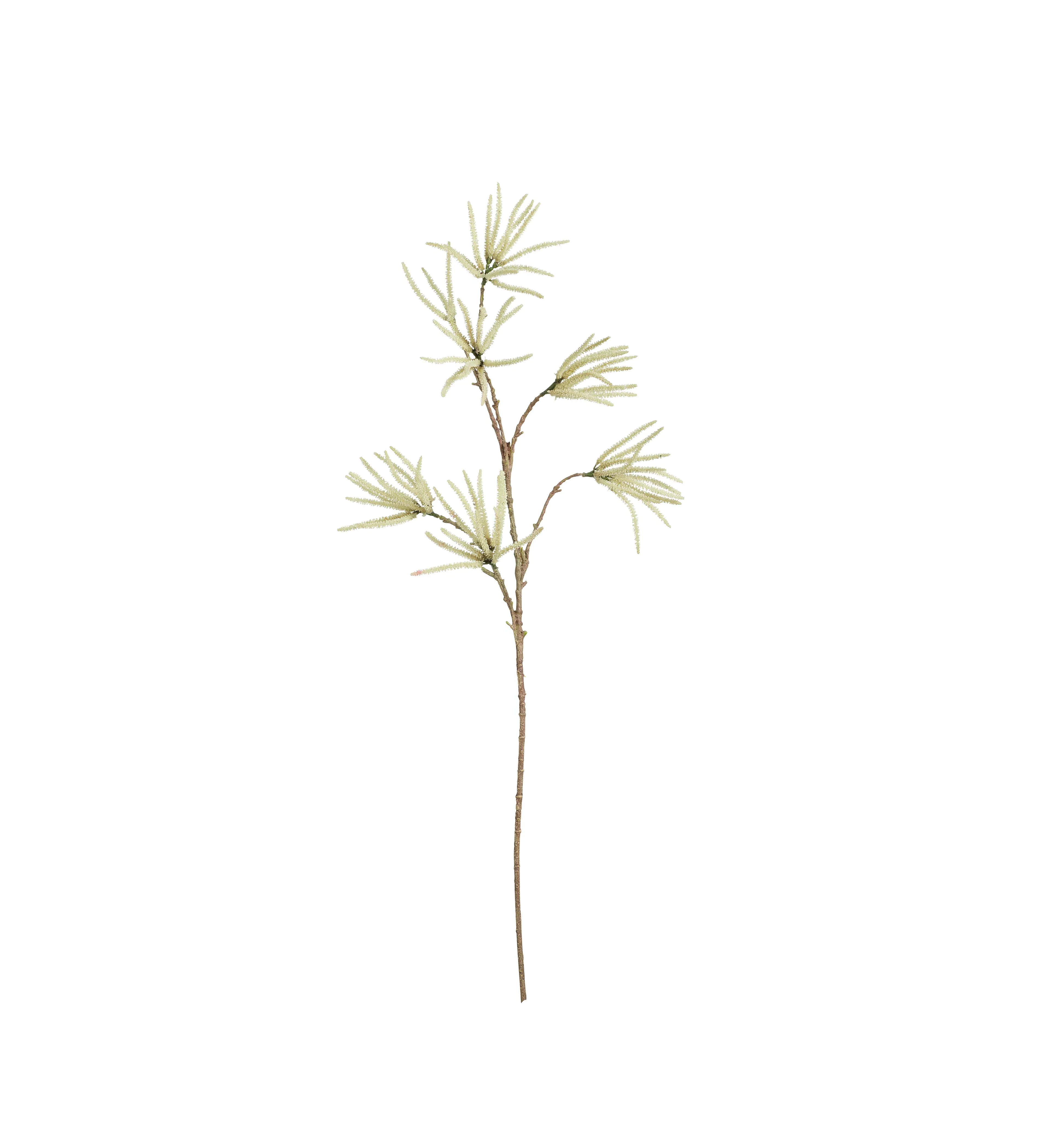 Faux Catkin Stem - Cream, Artificial