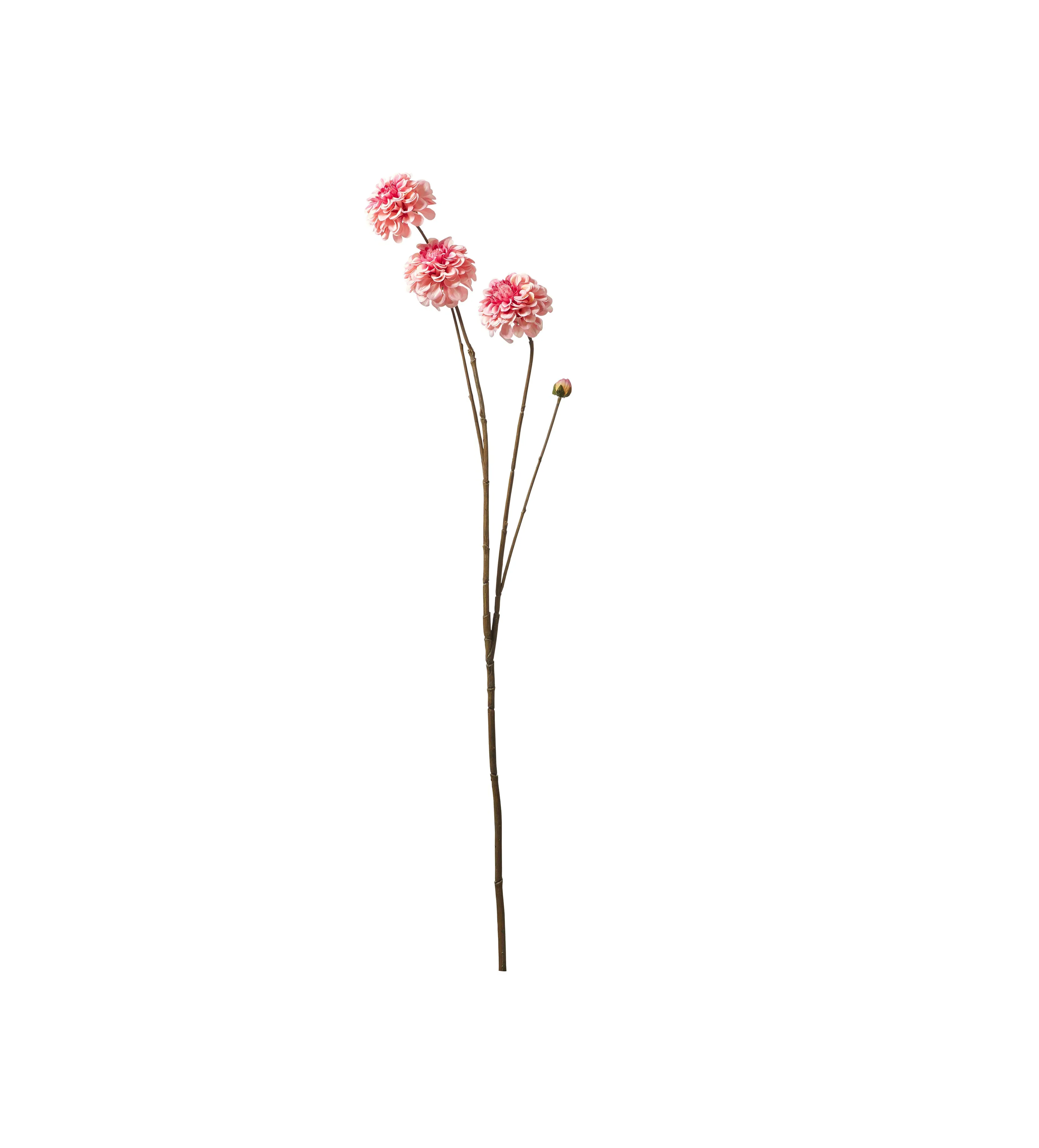 Faux Dahlia Stem - Pink, Artificial Flower