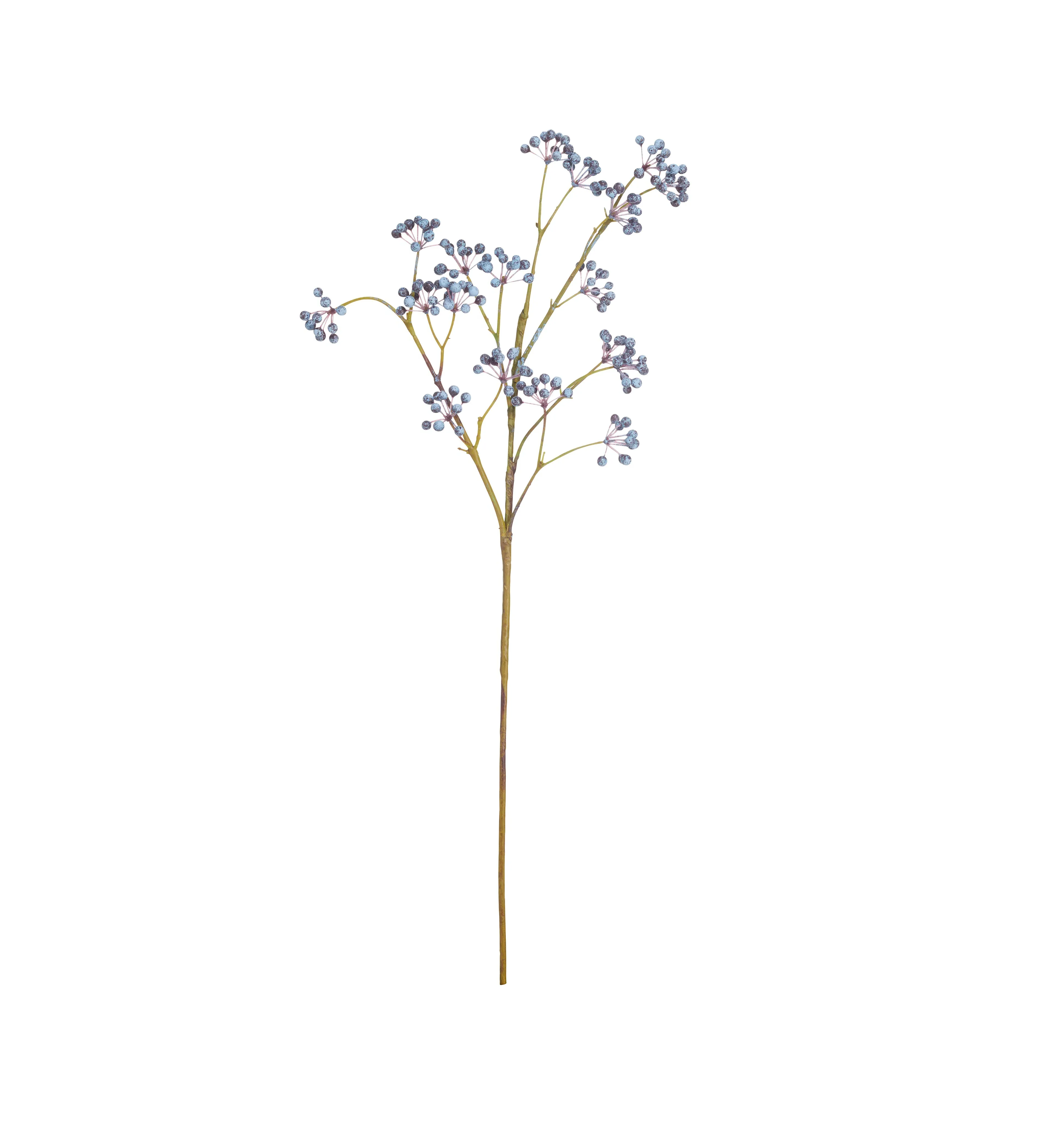 Faux Dogwood Berry Branch - Purple, Artificial