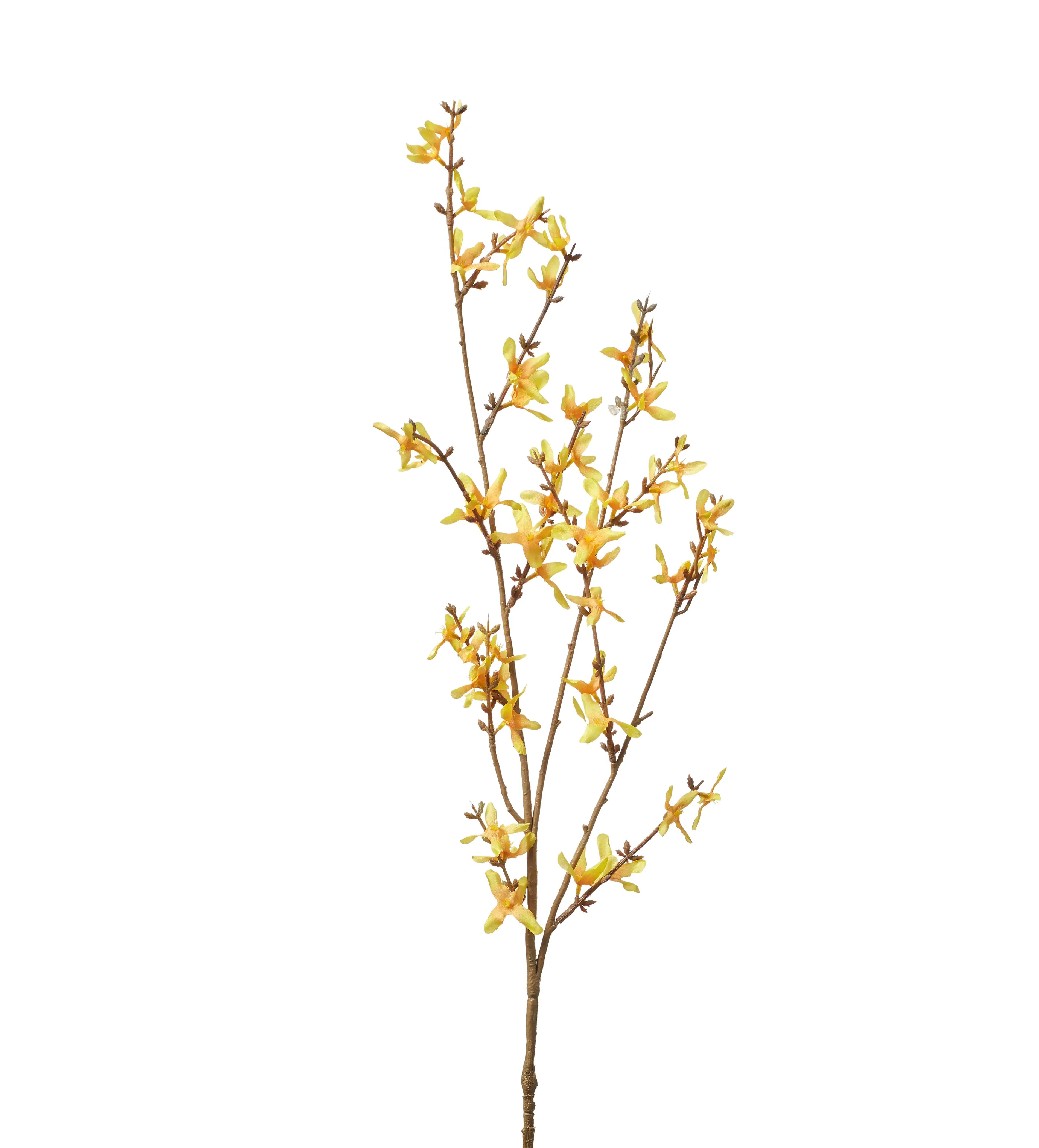 Faux Forsythia Stem - Yellow, Artificial image
