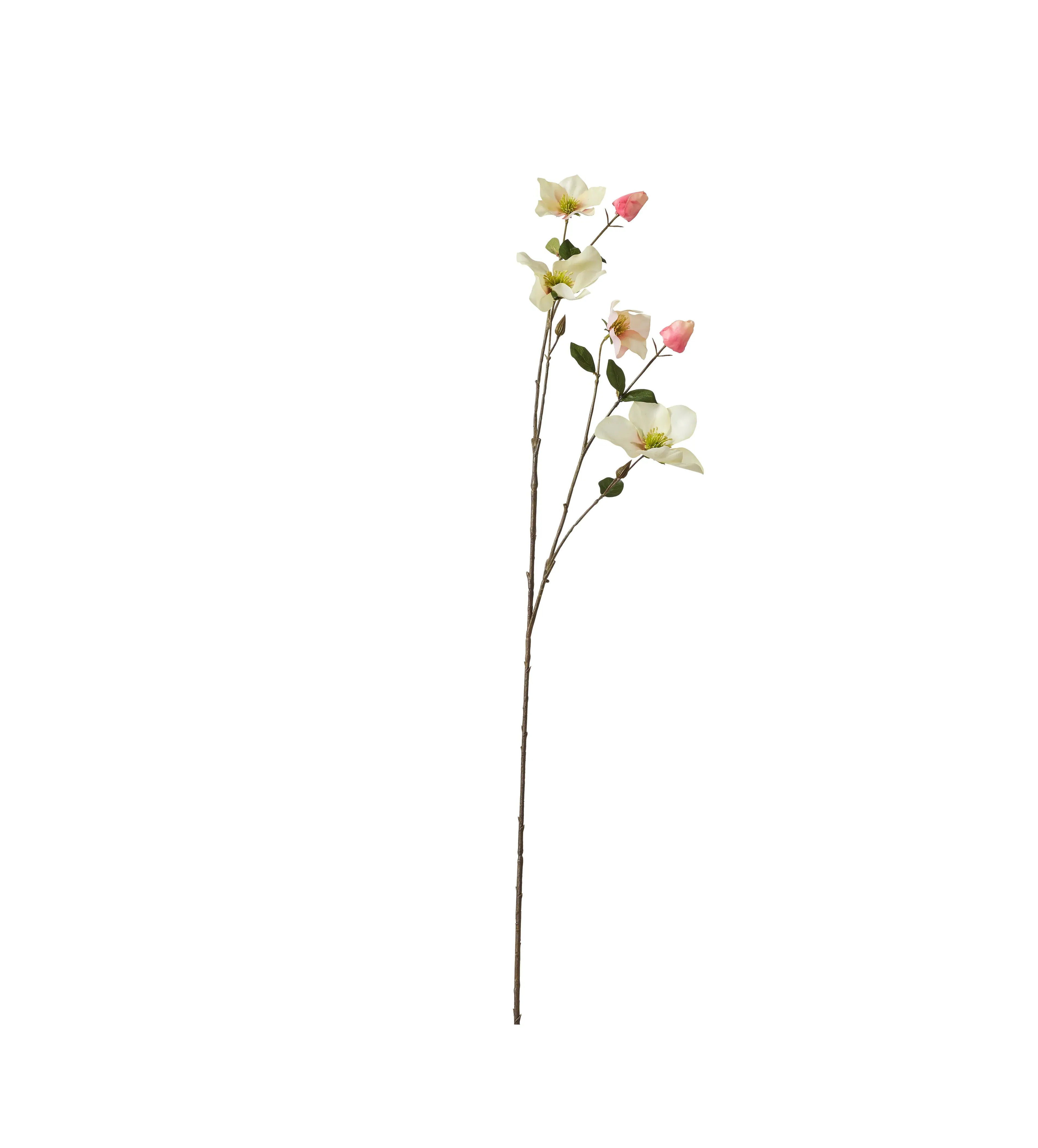 Faux Hellebore Stem - Pale Pink, Artificial