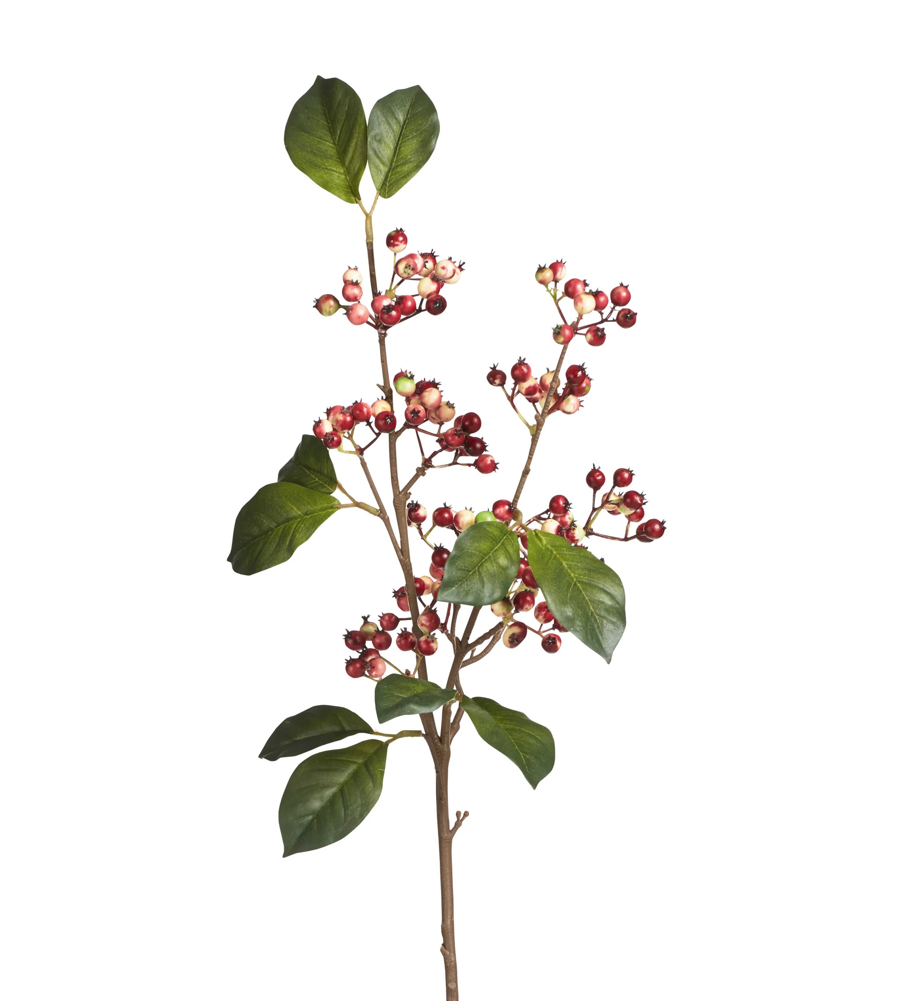 Faux Lingonberry Stem - Red image