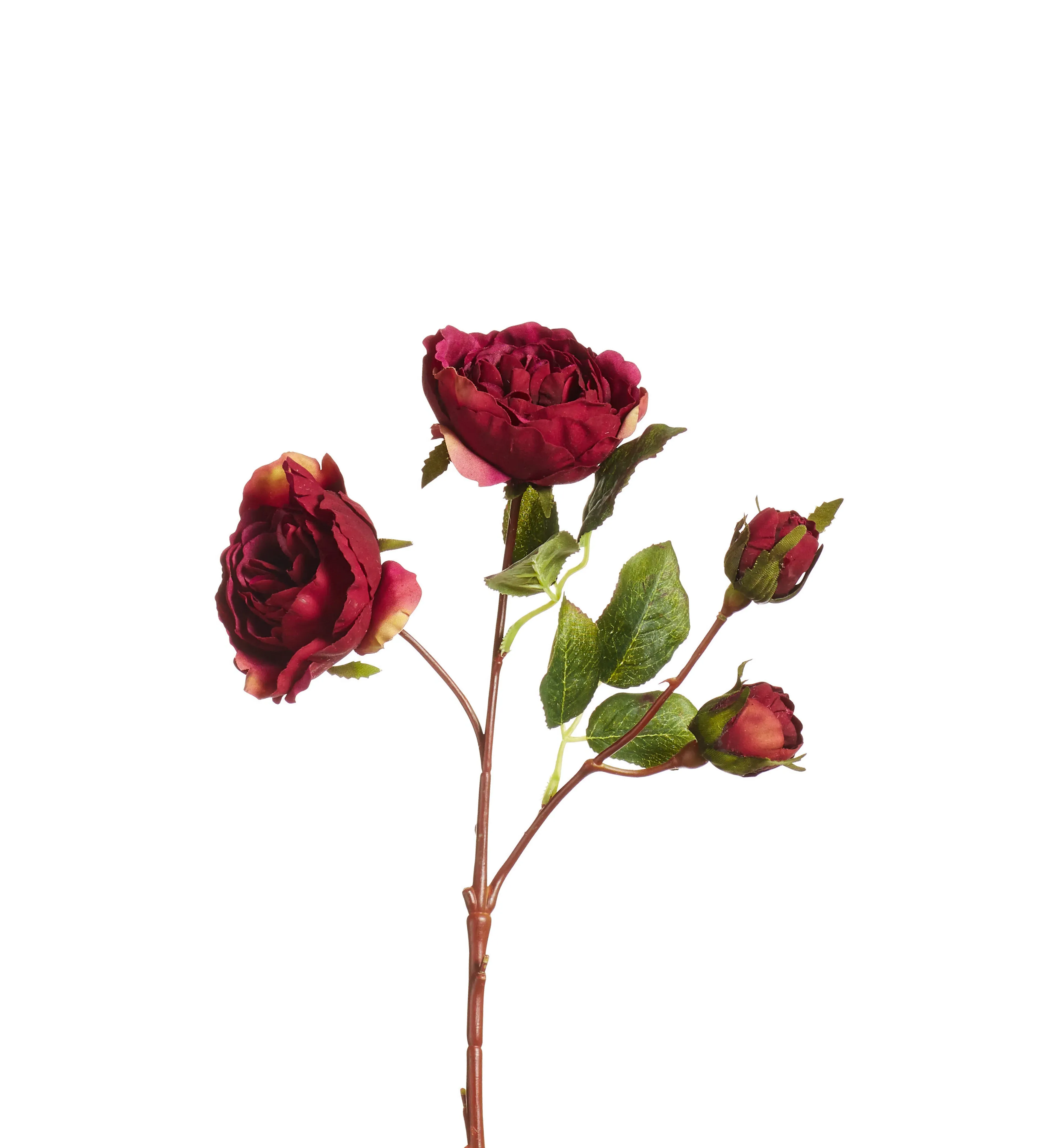 Faux Rose Stem - Deep Purple, Artificial image