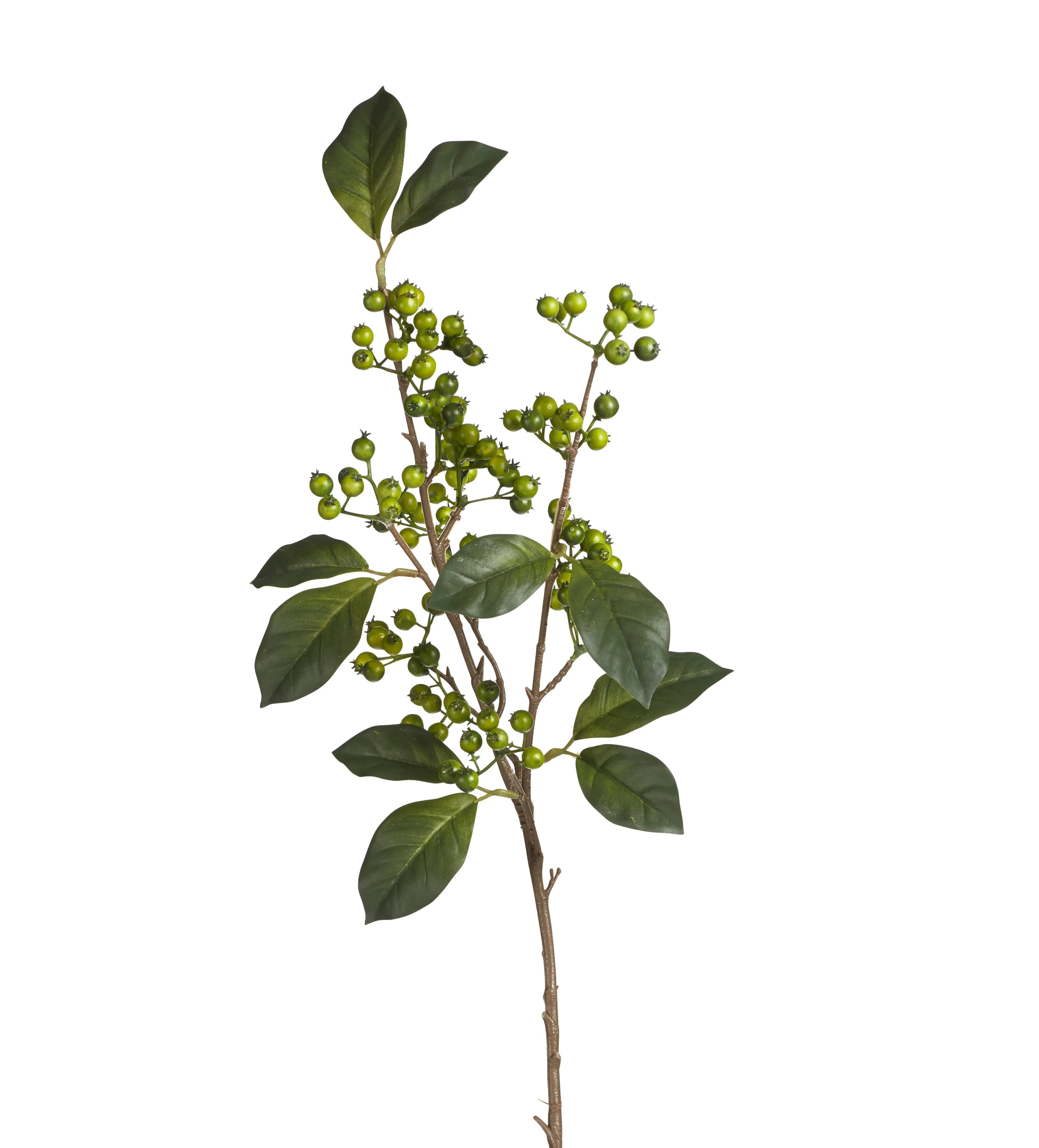 Faux Wild Berry Stem - Green image