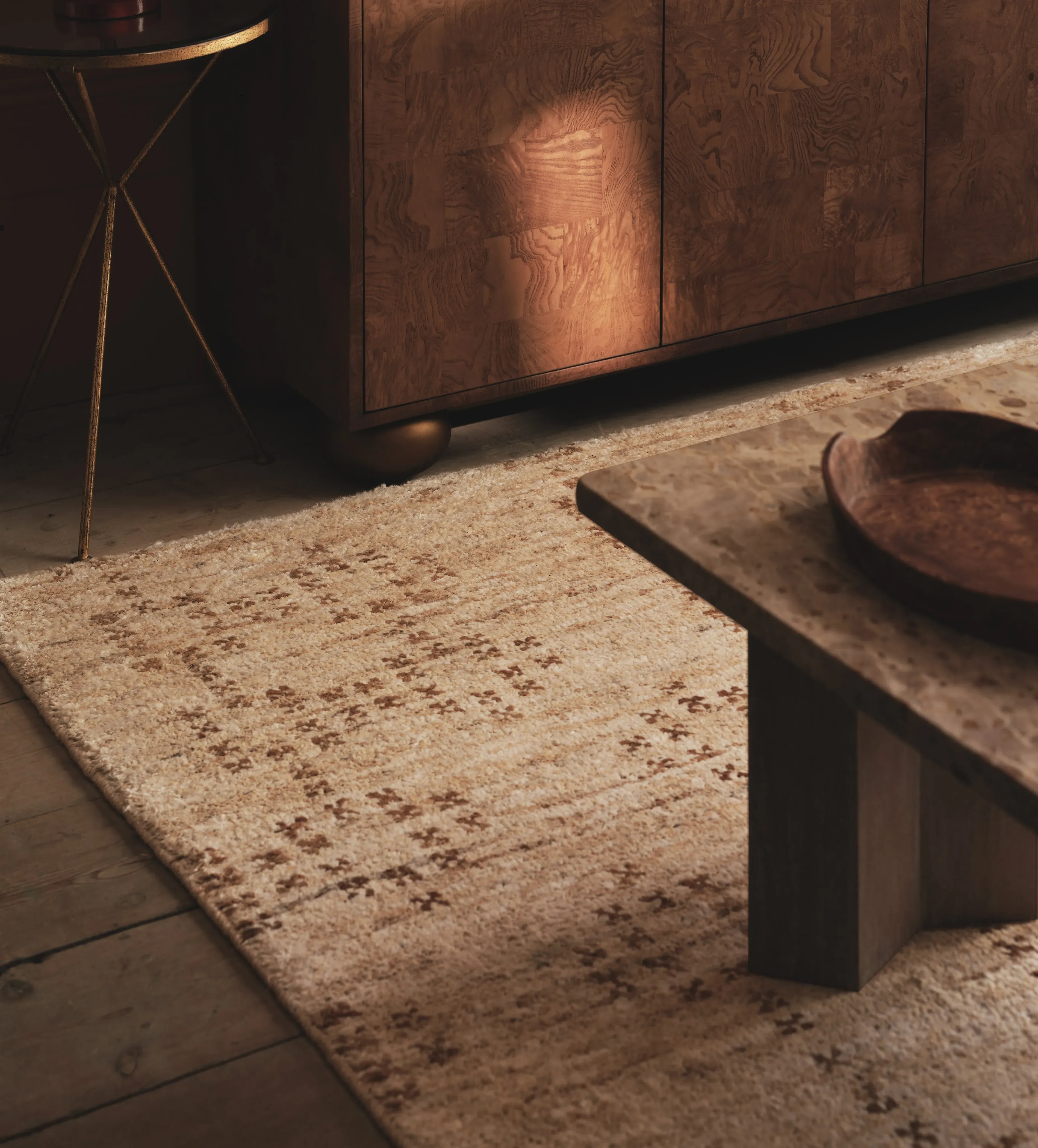 Hand Knotted Rug - Barley, Jute