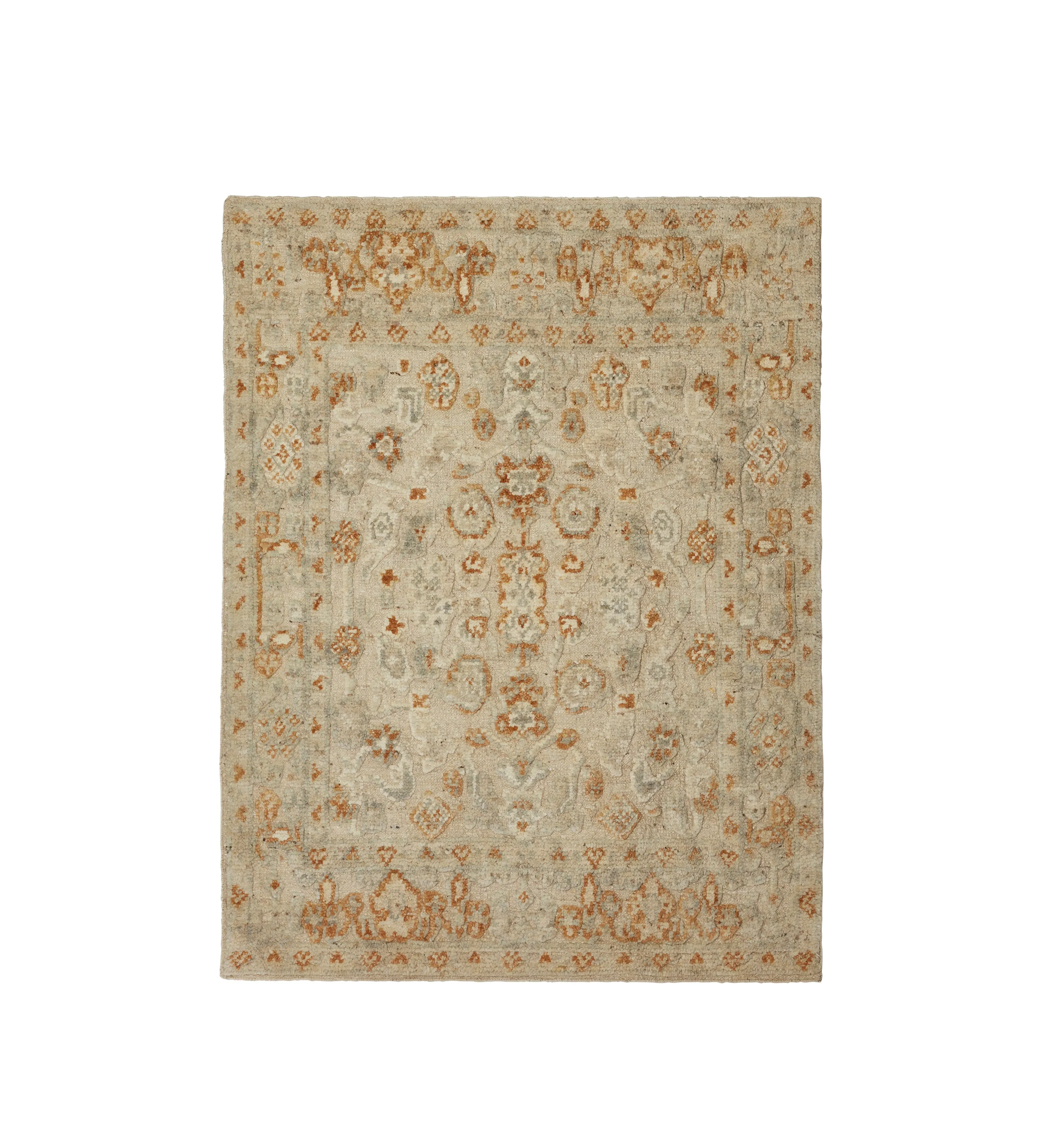 Hand-Knotted Rug - Warm Natural, Wool image